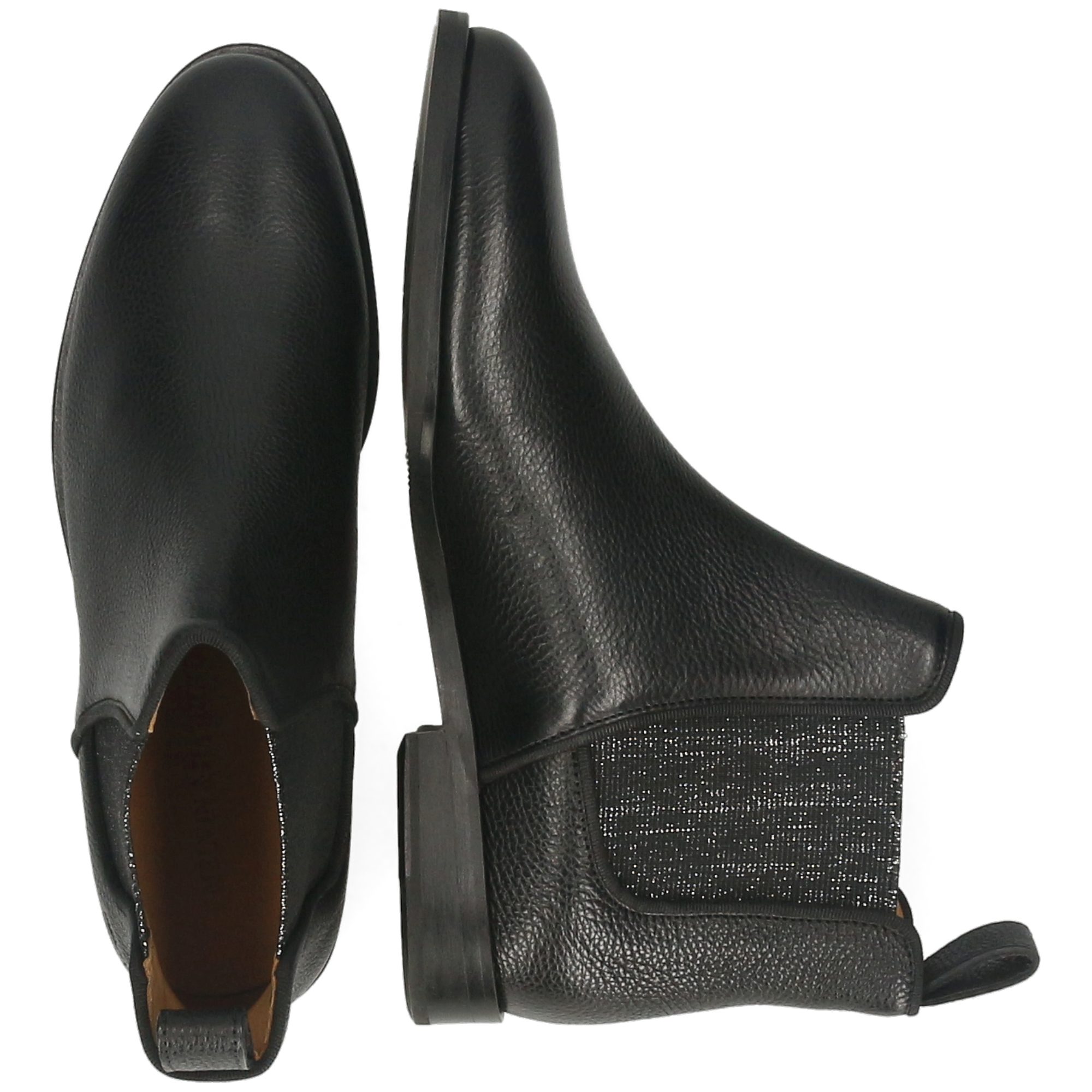Melvin & Hamilton Susan 70 Leder-Chelsea Boots für Damen Stiefelette Flache Absätze, Echtes Leder