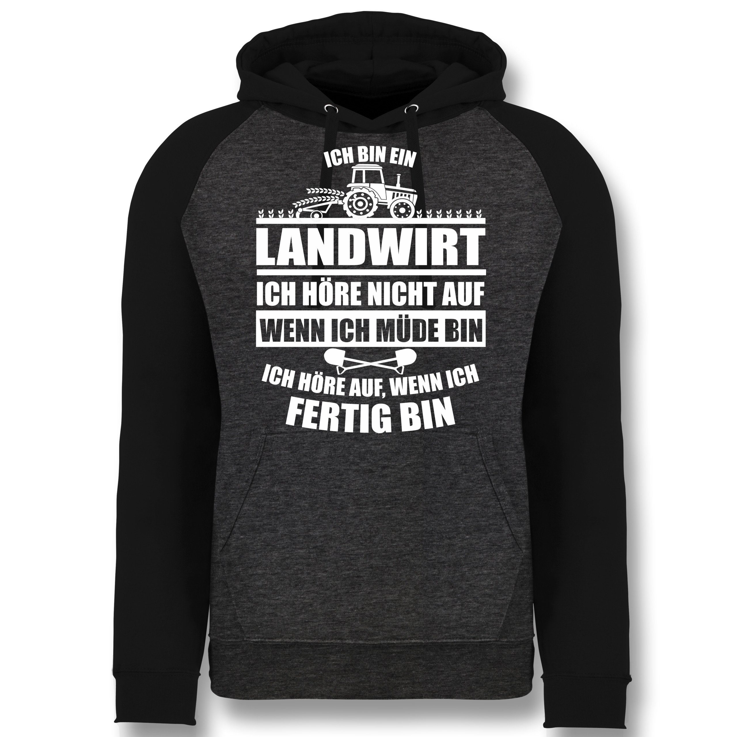Shirtracer Hoodie »Ich bin ein Landwirt Landwirt Unisex Baseball