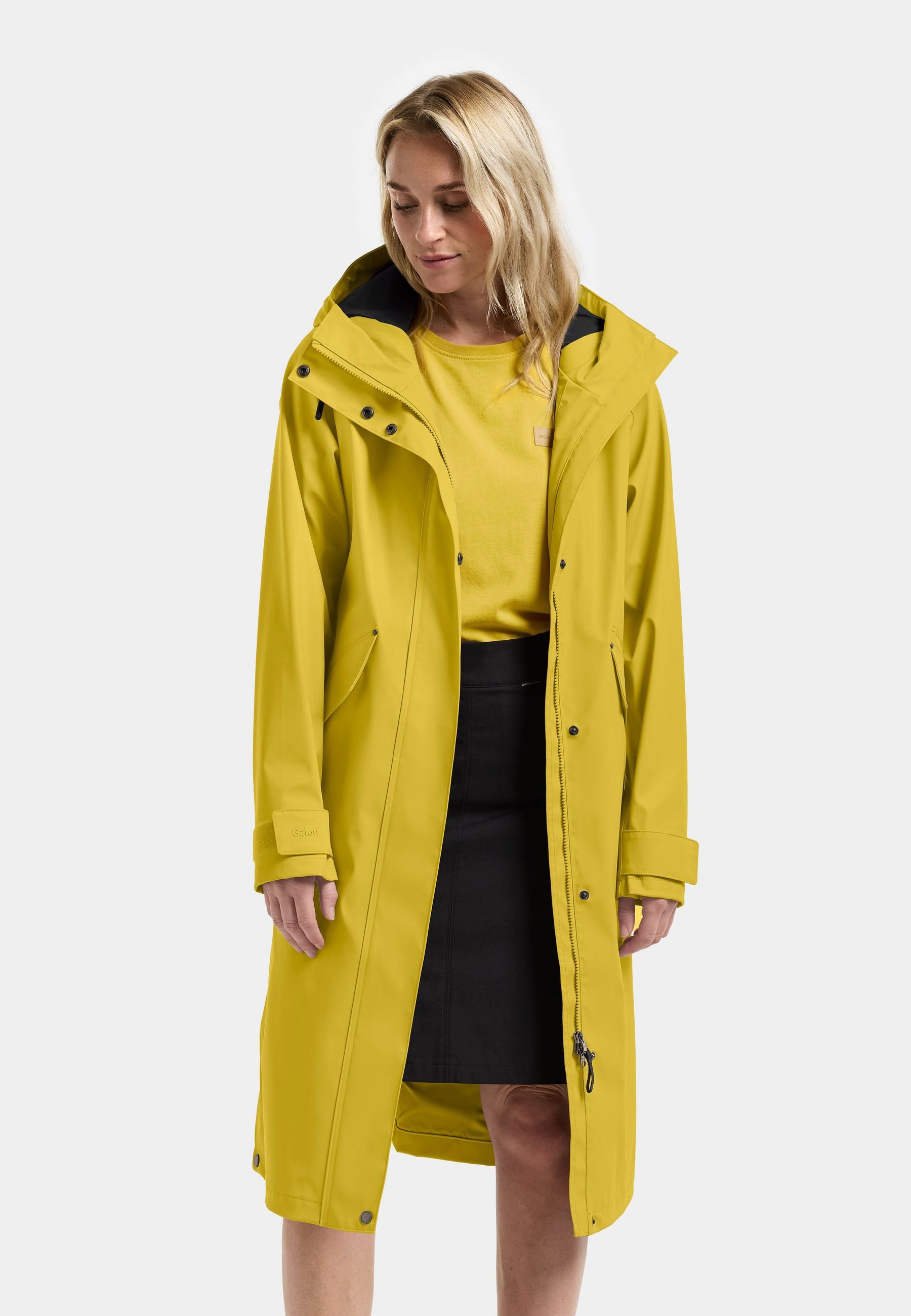Didriksons Regenmantel Damen Regenjacke Wasserdicht MELINDA mit Kapuze mit Taschen
