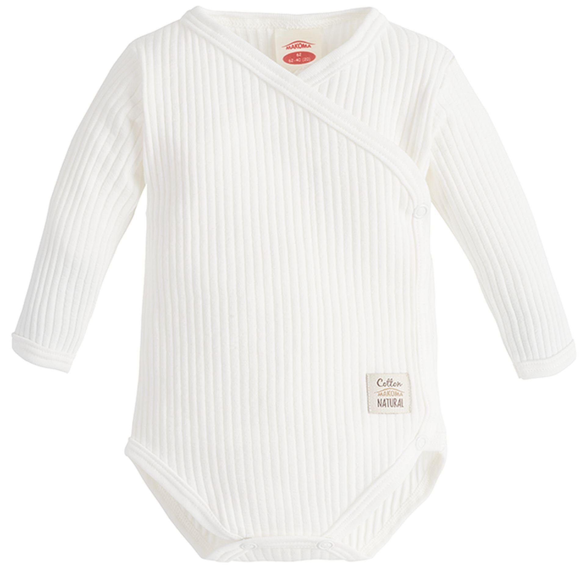 Makoma Erstausstattungspaket Baby -Harmony- Kleidung-Set 2-tlg) mit Baumwolle 100% (Set, Hose Weiß Fuß Wickelbody Neutral &