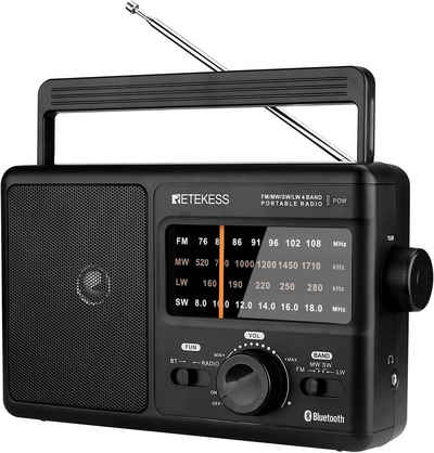 Retekess TR626Tragbares Radio großer Bluetooth-Lautsprecher für ältere Menschen Radio