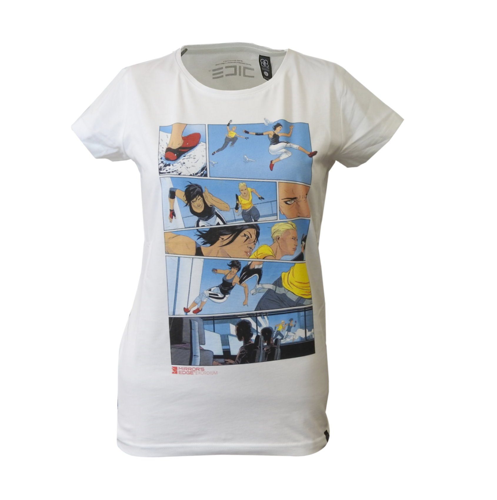 Gozoo T-Shirt Mirror's Edge ME Damen weiss Comic Baumwolle Freizeit TShirt  Shirt online kaufen | OTTO