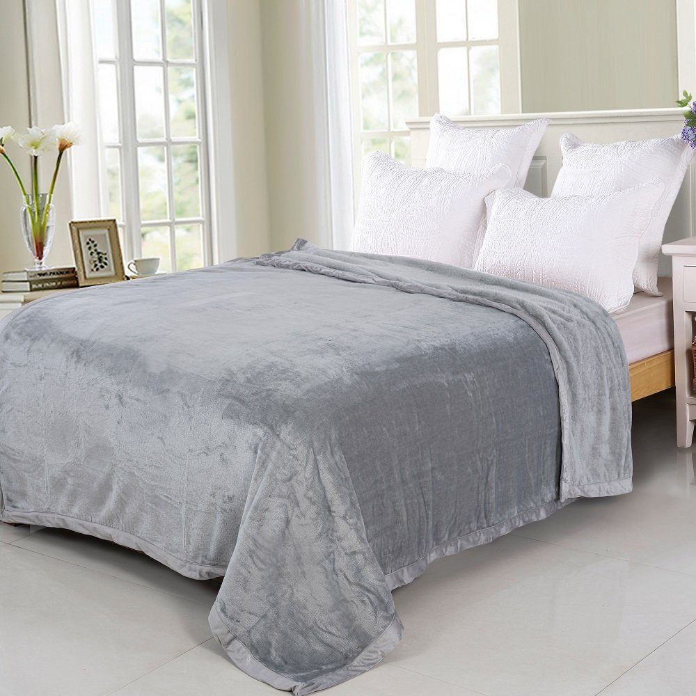 Wolldecke / 150x200cm / Kuscheldecke / Schlafdecke / Uni, Brilliant, Kusche günstig online kaufen