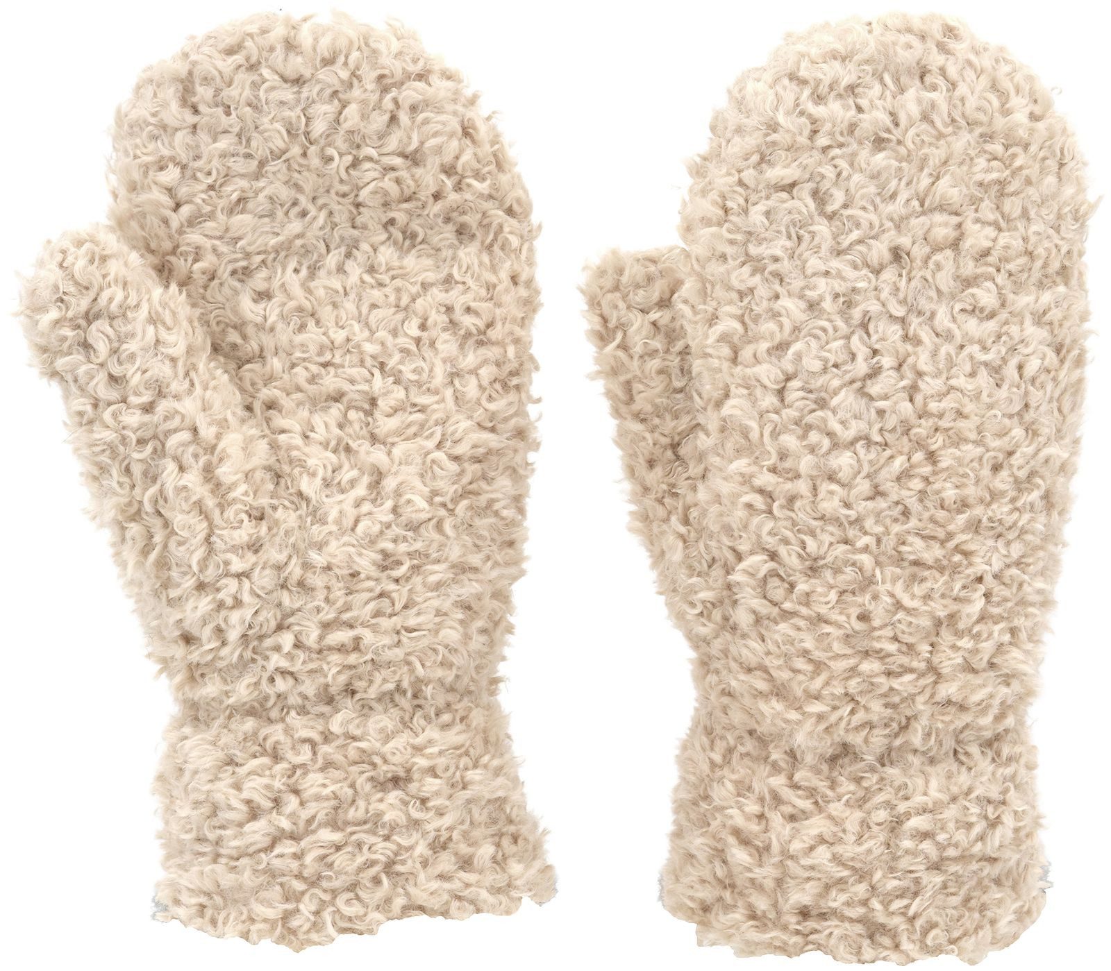 styleBREAKER Fäustlinge Teddy Fäustlinge mit Fleece Futter (1-St) günstig online kaufen