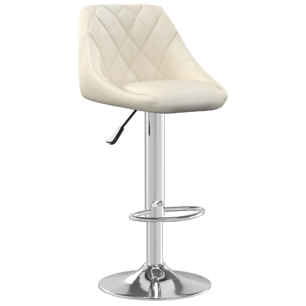 vidaXL Barhocker Barhocker Creme Samt (1 günstig online kaufen
