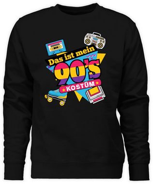 Shirtracer Sweatshirt Das ist mein 90er Jahre Kostüm (1-tlg) Karneval & Fasching