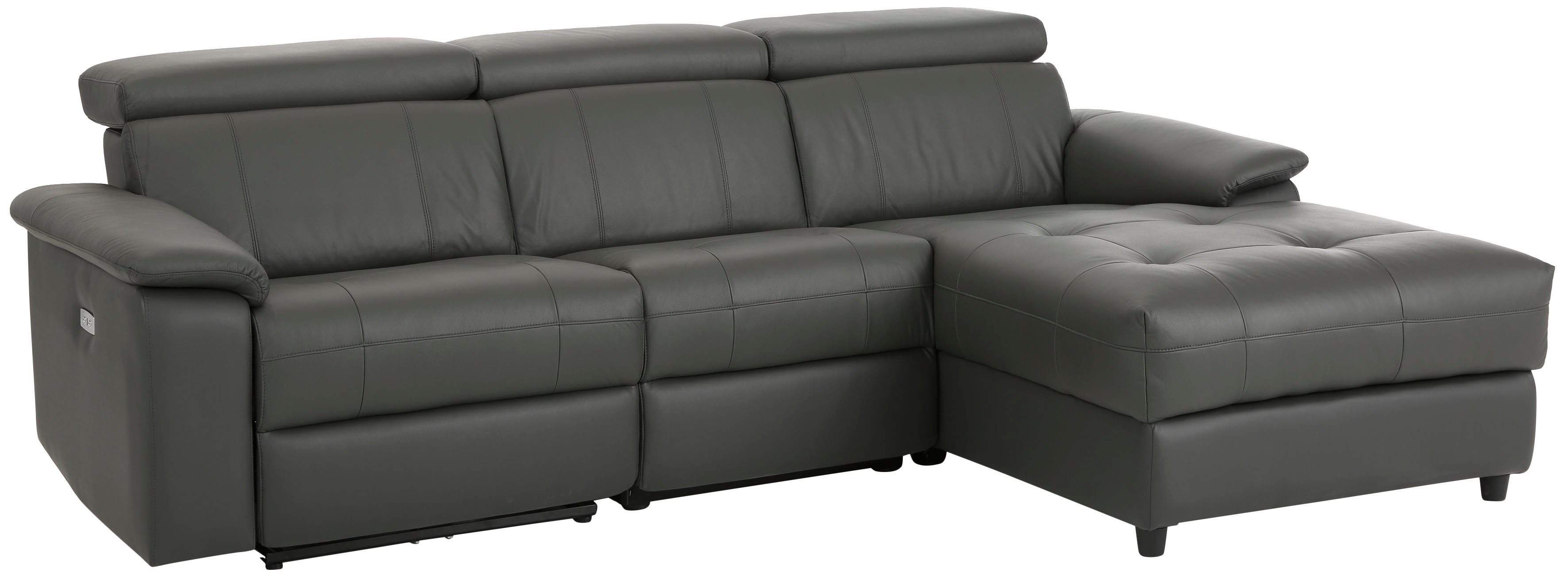 Home affaire Ecksofa Binado, L-Form, mit manueller oder elektrischer Relaxfunktion mit USB-Anschluss