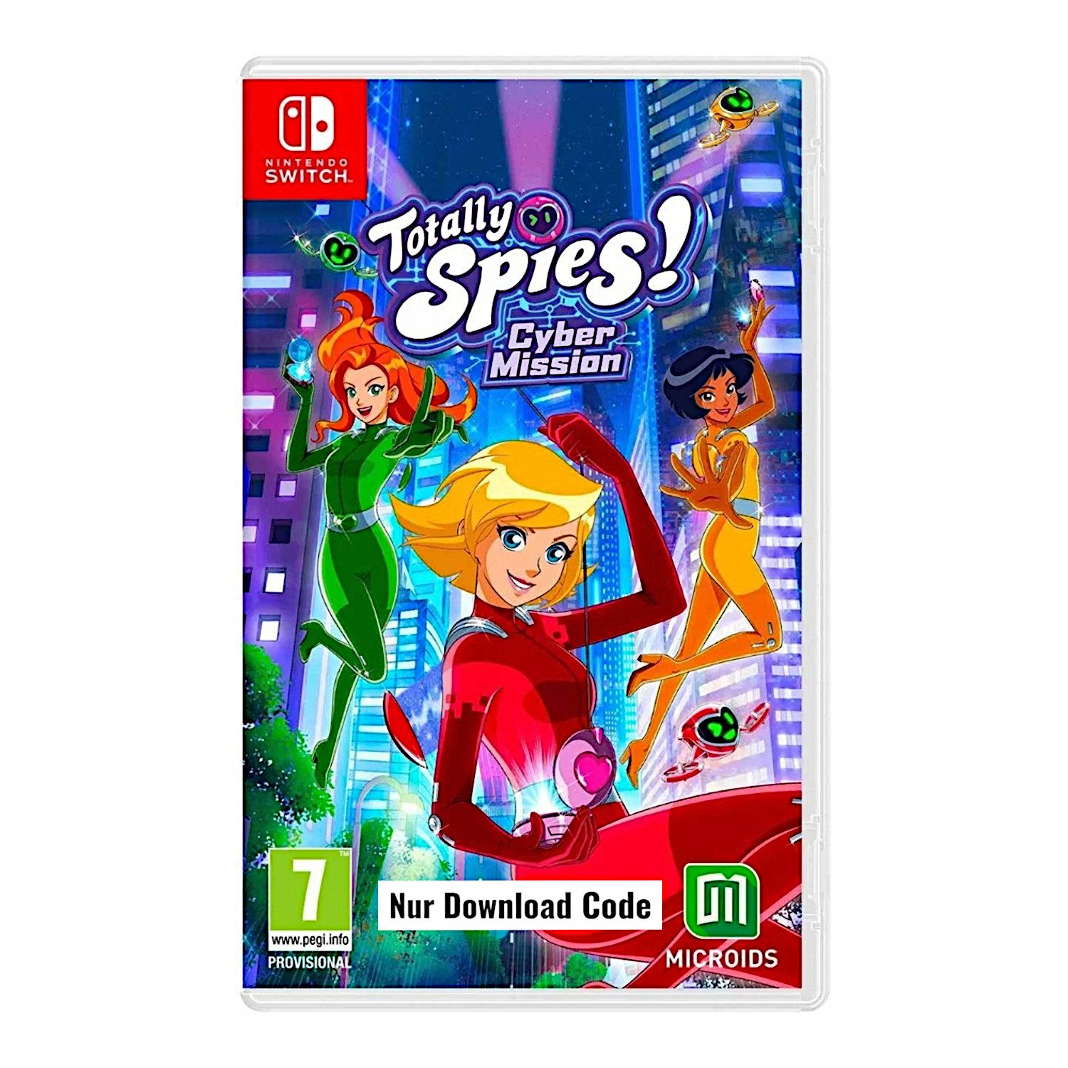 Totally Spies! - Cyber Mission Nintendo Switch, Enthält nur Downloadcode