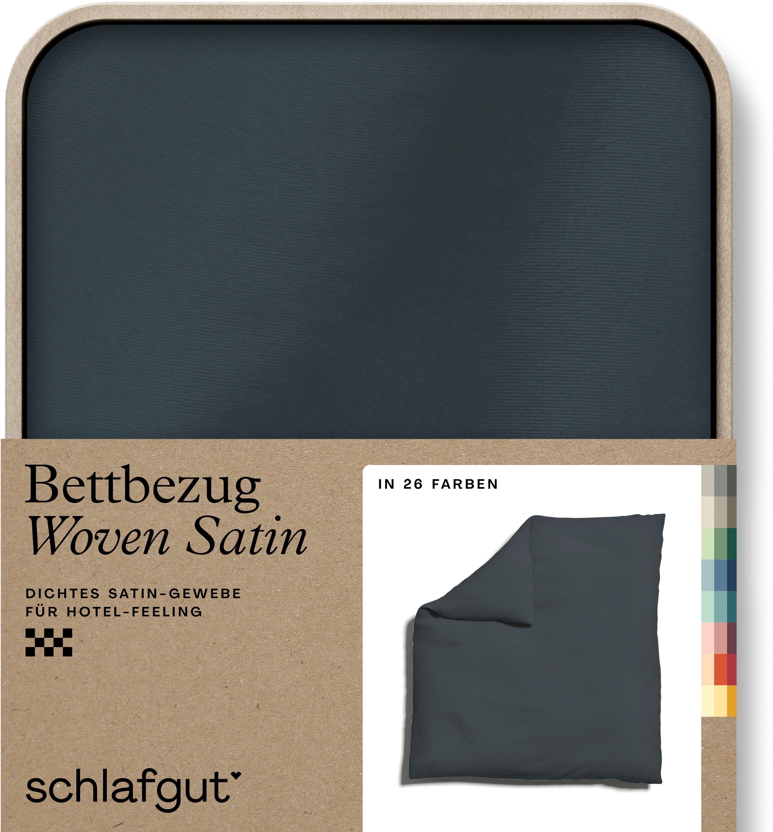 Schlafgut Bettbezug Woven Satin, (1 St), günstig online kaufen
