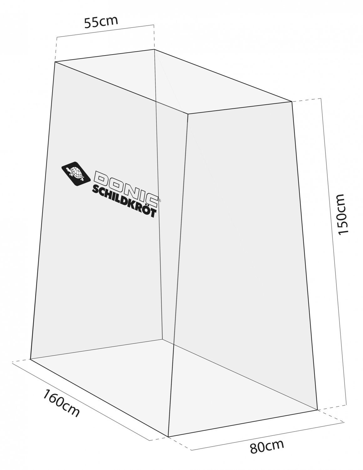 Donic-Schildkröt Tischtennisnetz TT-Zubehör TISCHHÜLLE (PE) Reis mit