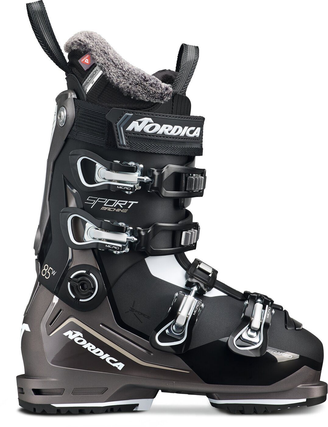 Nordica SPORTMACHINE 3 85 W (GW) NERO/BRONZO/BIANCO Skischuh