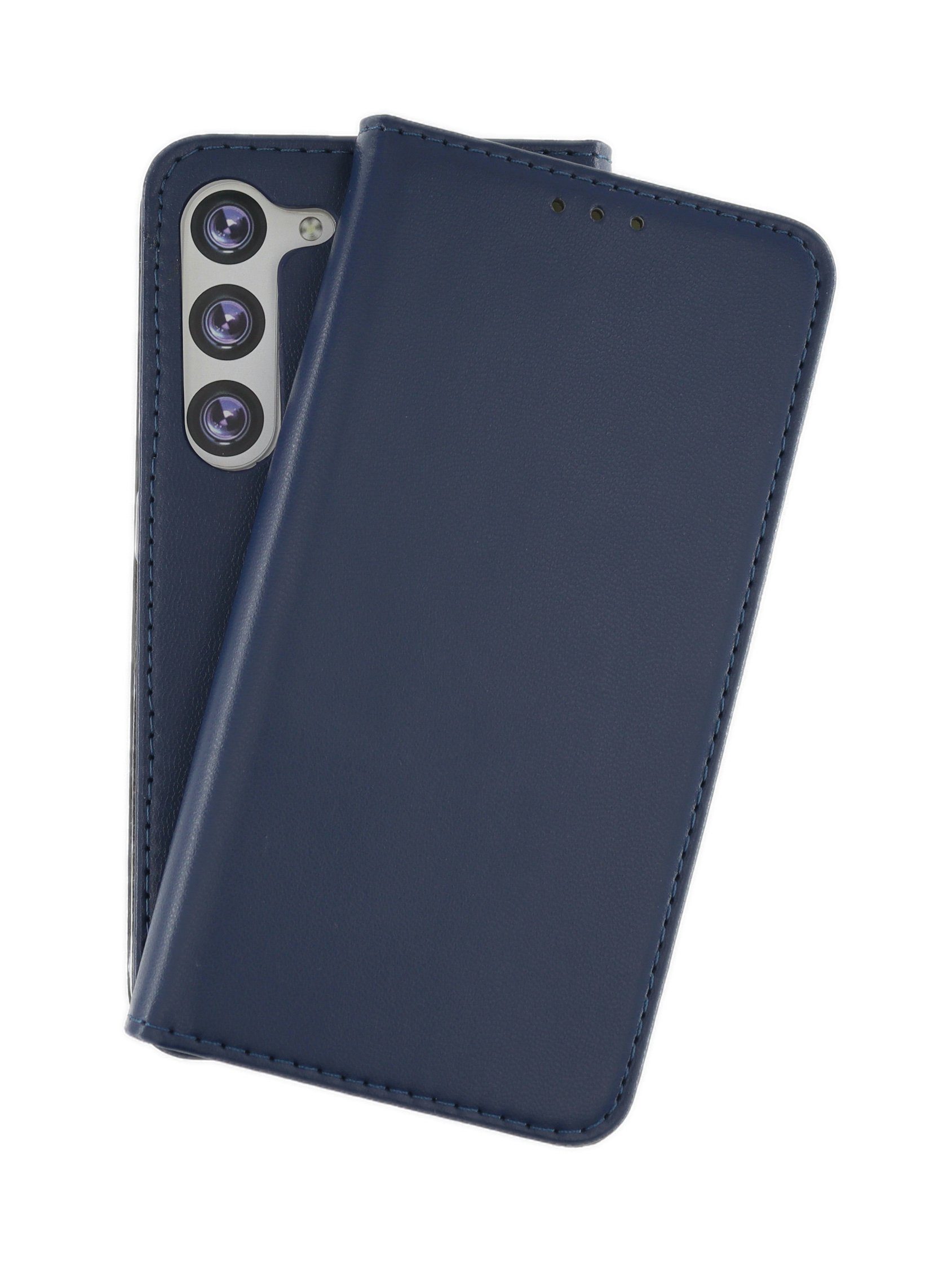 JAMCOVER Handyhülle Bookcase Smooth & Safe - Handytasche für Samsung Galaxy  S23 (15,34 cm/6,1 Zoll), Kartenfach und Standfunktion