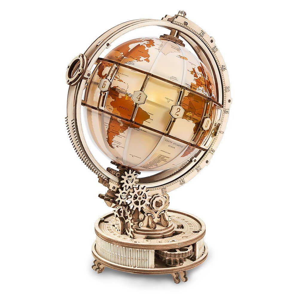 Robotime ROKR 3D-Puzzle Luminous Globe, 180 Puzzleteile