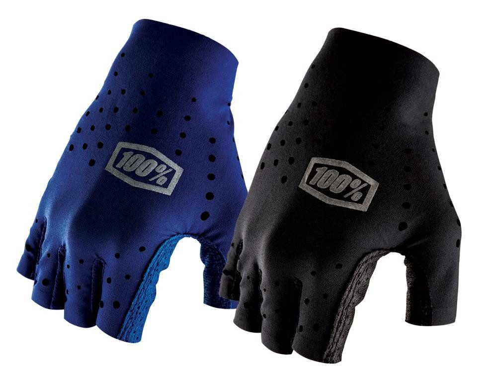 100% Fahrradhandschuhe 100% Sling Short Finger Gloves M navy - ultraleichte, atmungsaktive Bi