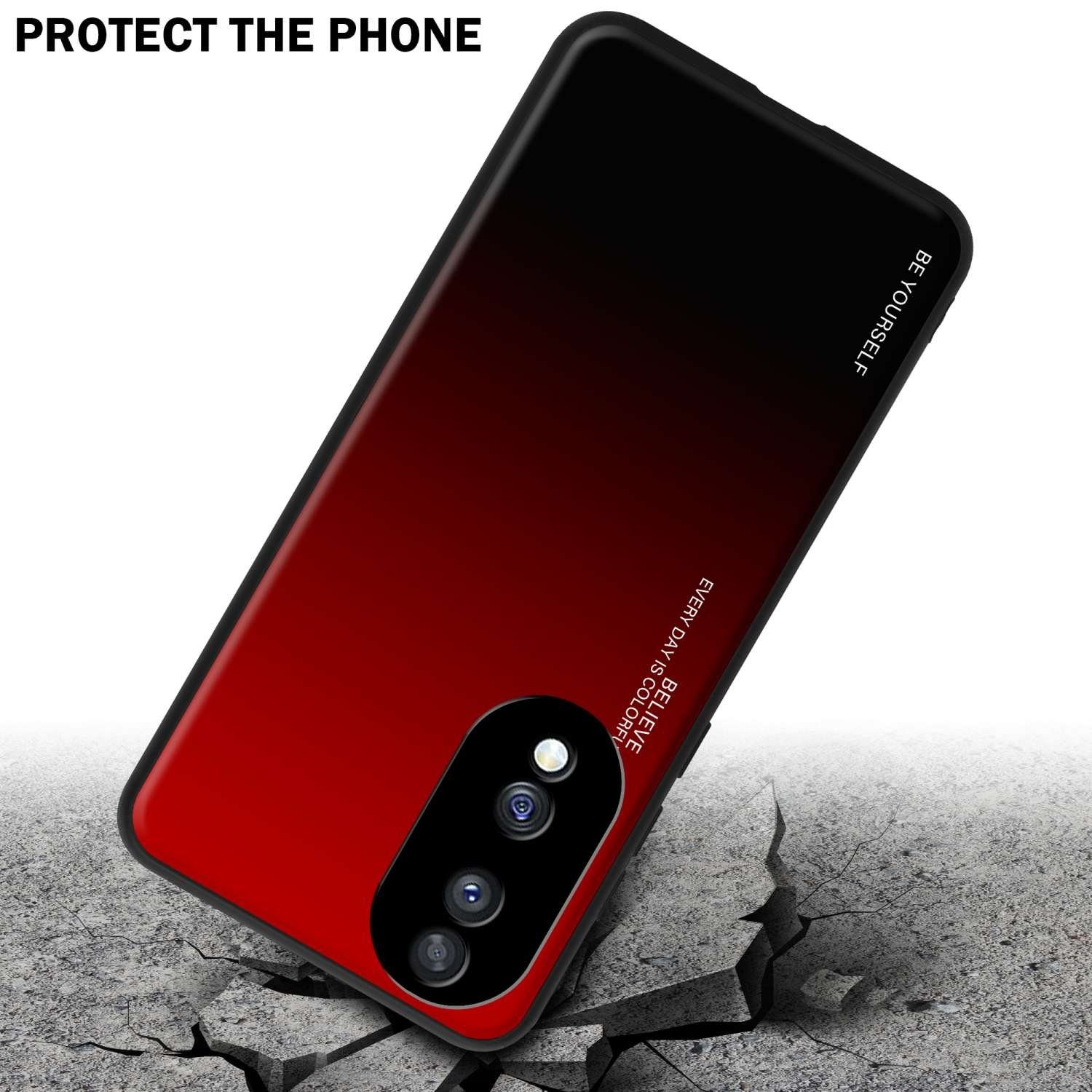 Cadorabo Handyhülle für Honor 70 Hülle Honor 70, Robustes Hard Case - Handy Schutzhülle - Hülle - Back Cover Bumper