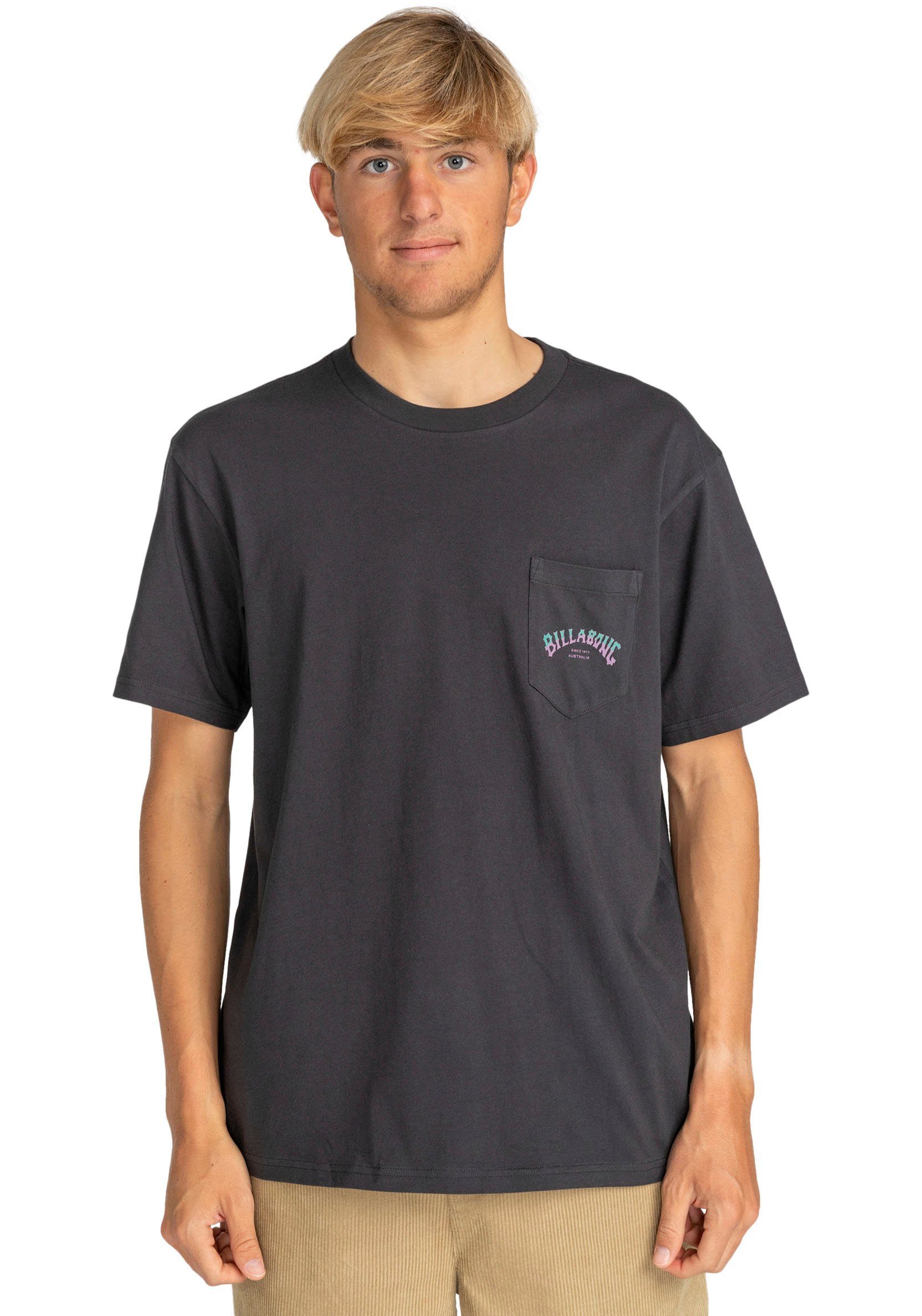 Billabong T-Shirt STACKED ARCH PK mit Logodruck
