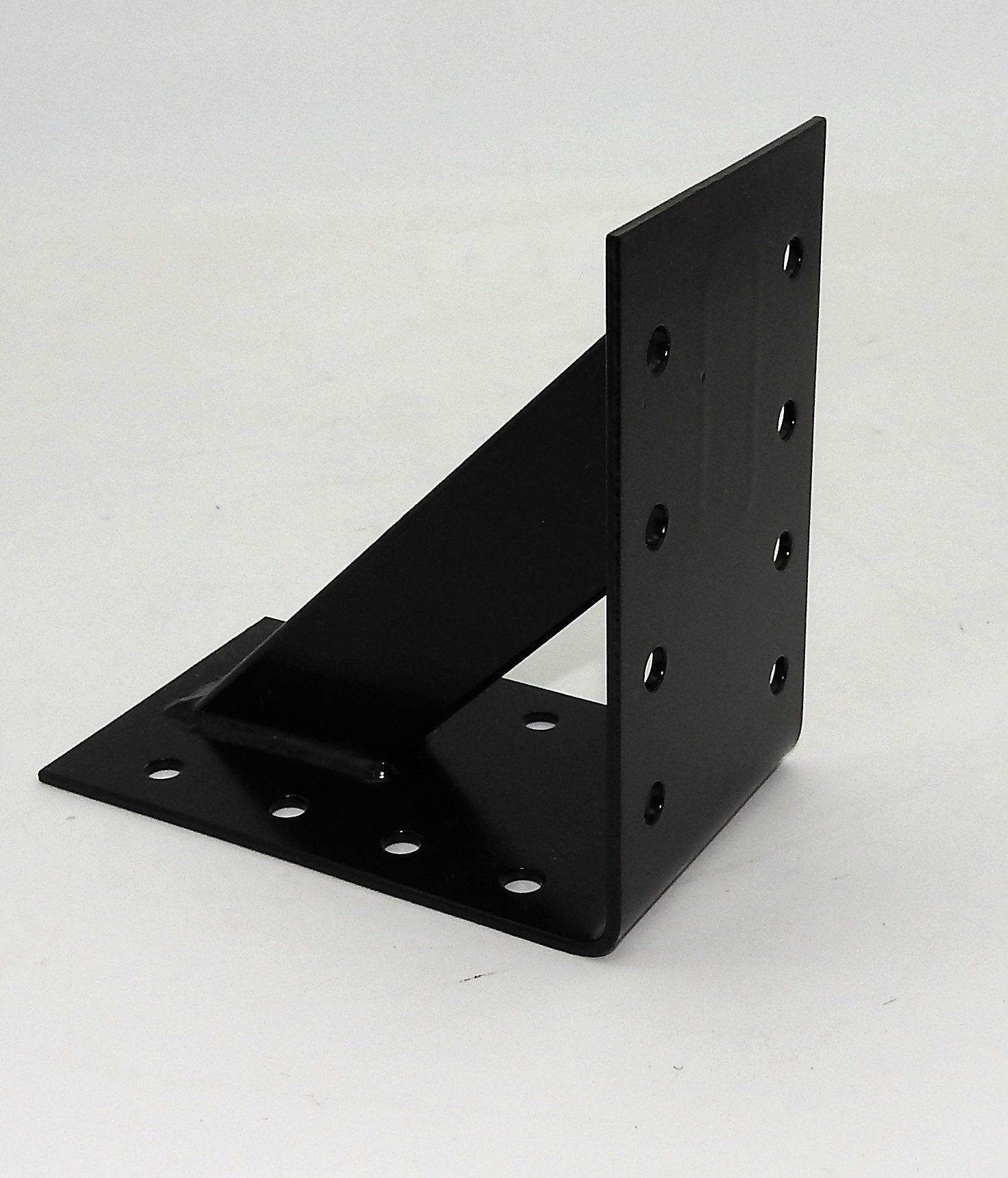 verstärkt Großer Winkel Holzverbinder Holzkonstruktionsbeschlag, Stahl 15x15x9 schwarz dynamic24 3mm