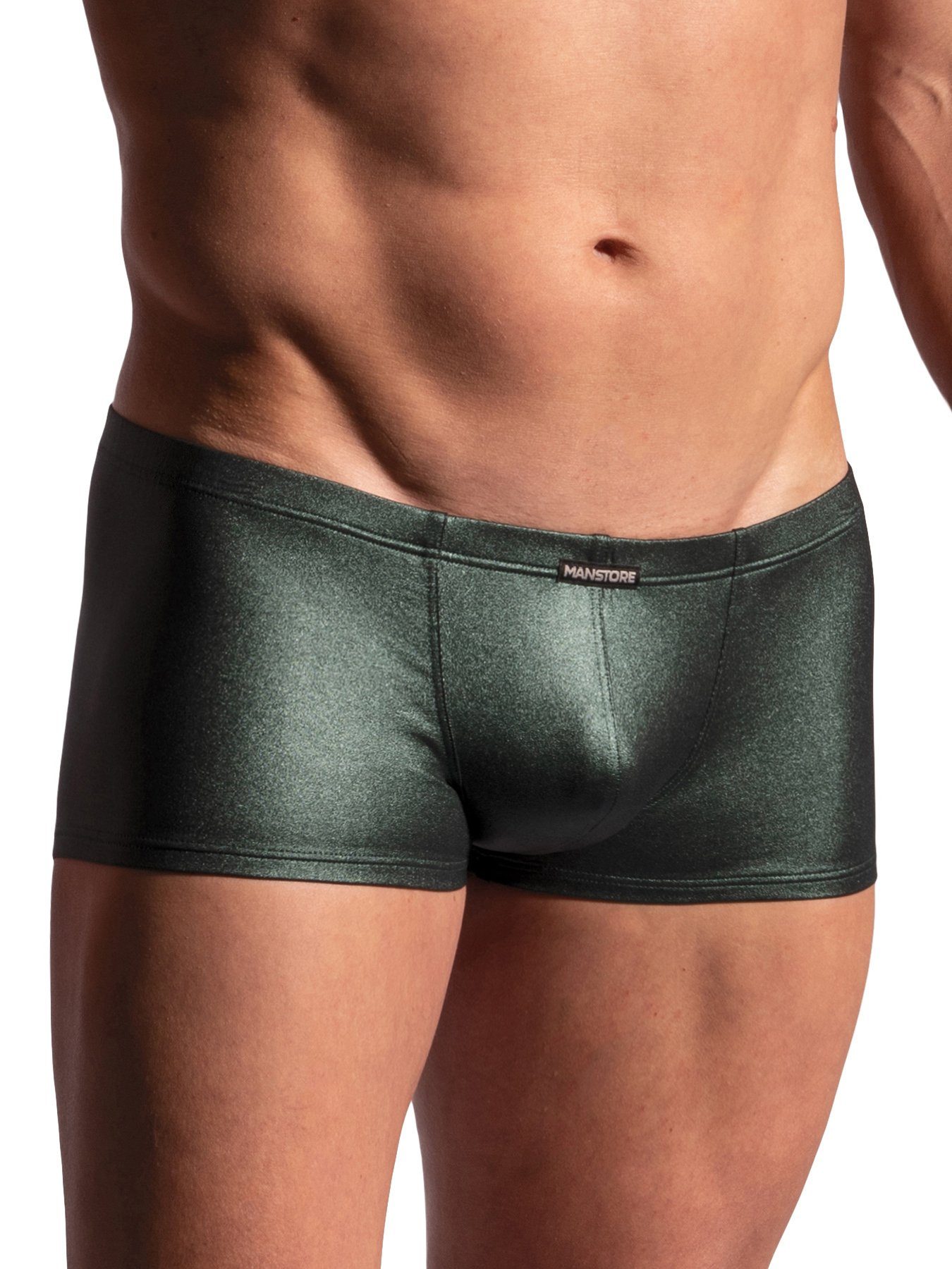 MANSTORE Retro Pants MANSTORE M2221 Micro Pants dunkelgrün metallic