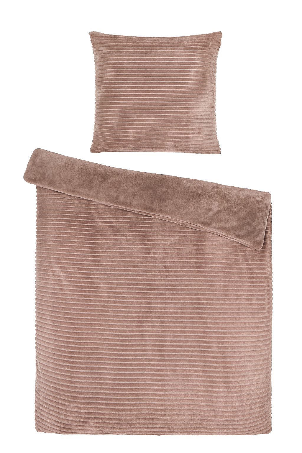 heimtexland Bettwäsche Cord Wende-Bettbezug Cashmere Touch Teddy Plüsch, Mi günstig online kaufen