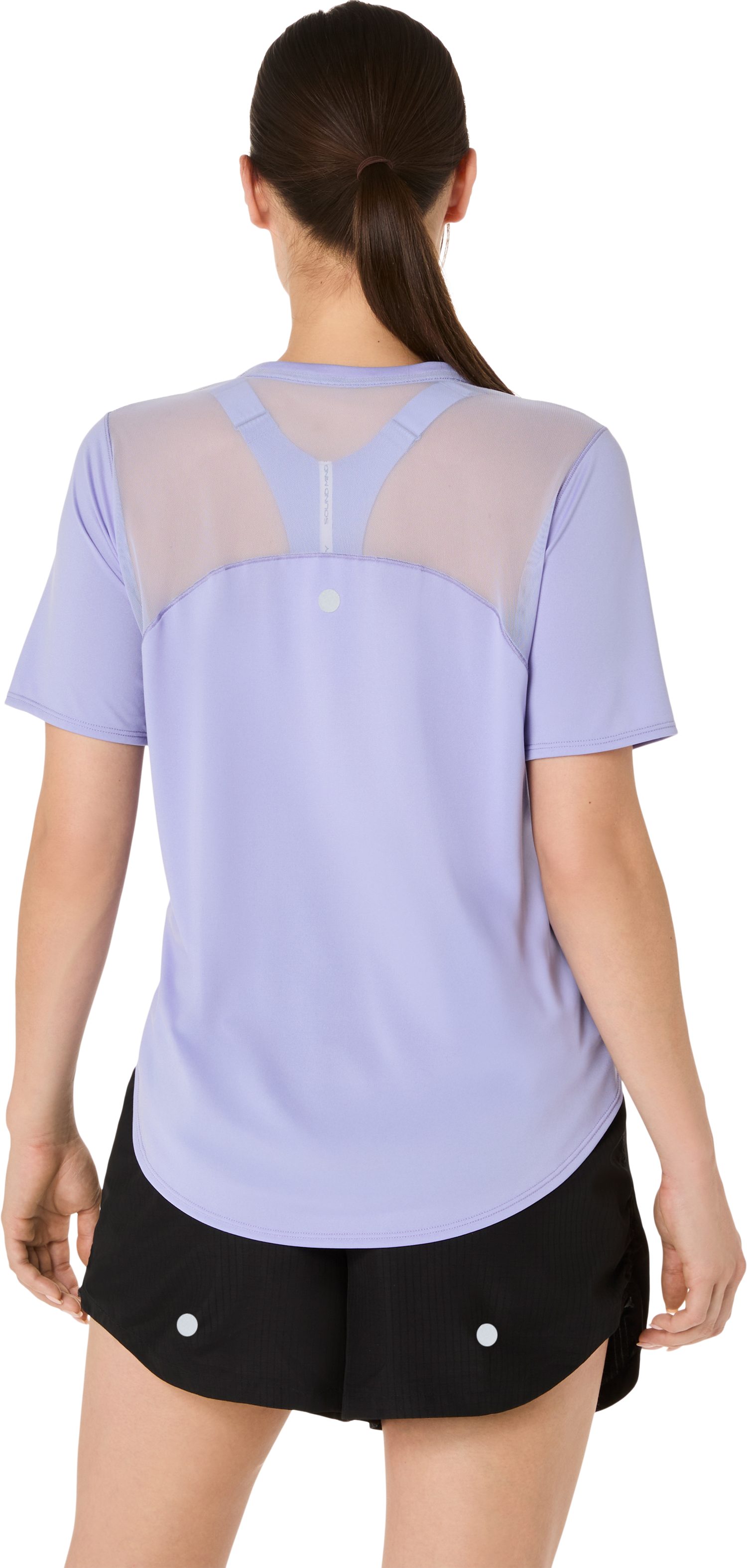 Asics Laufshirt ROAD FADE SS TOP mit Grafik-Print auf der Vorderseite, atmungsaktives Material