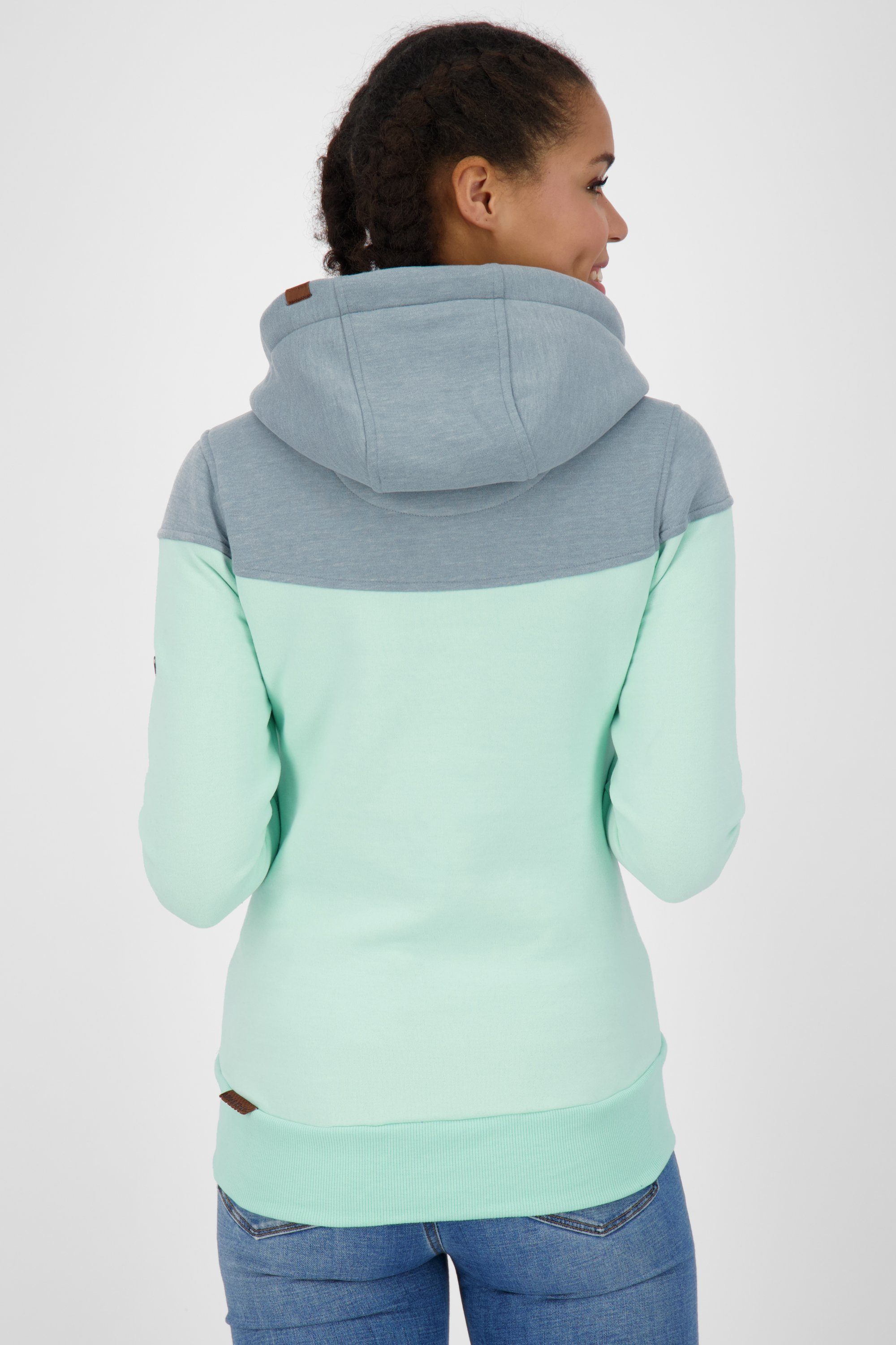 Kapuzensweatjacke Sweatjacket melange Damen & A mint Alife PalinaAK Kapuzensweatjacke, Kickin Sweatjacke