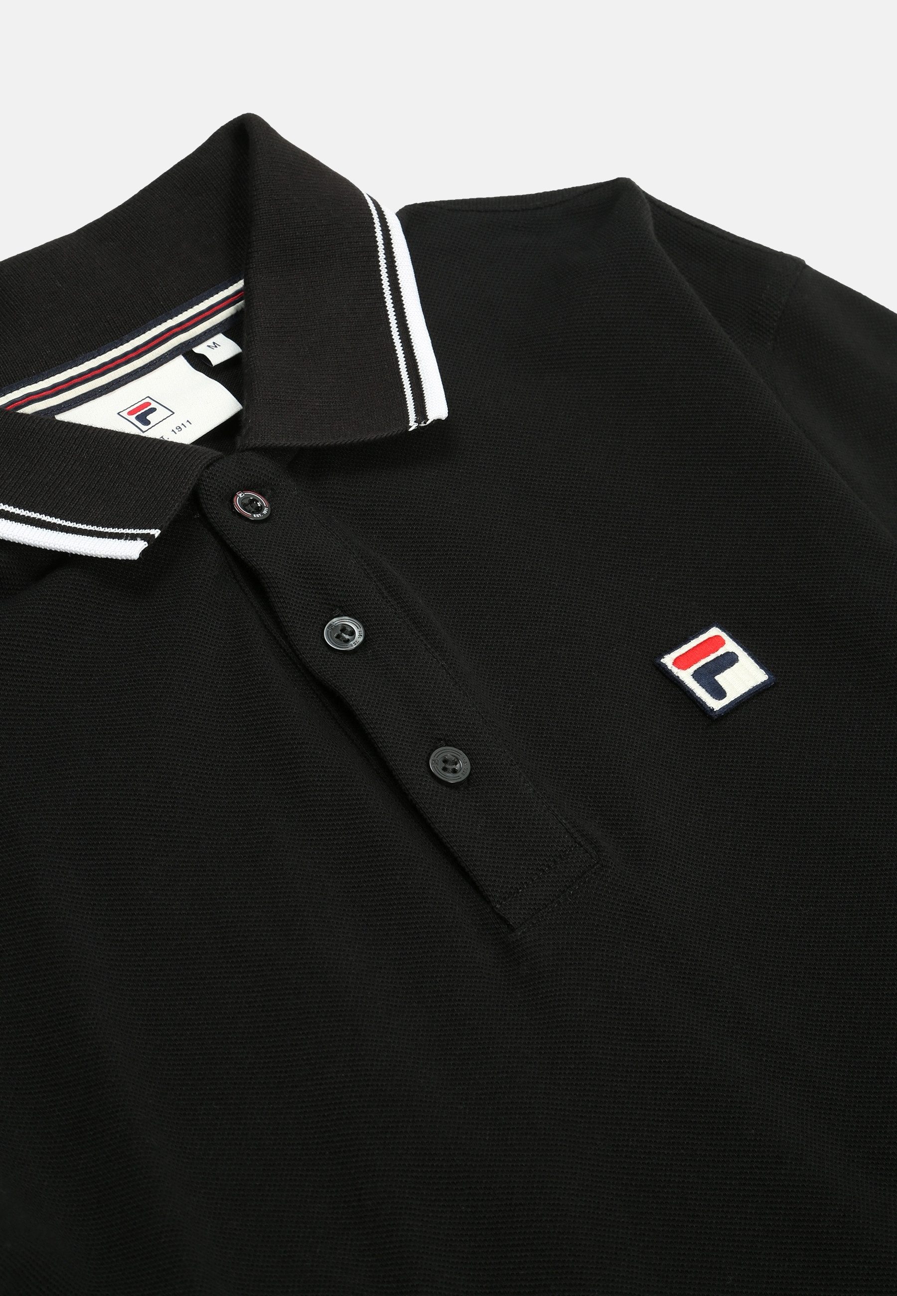 Fila Poloshirt Poloshirt BIELLA Langarmshirt mit Polokragen (1-tlg., 1)