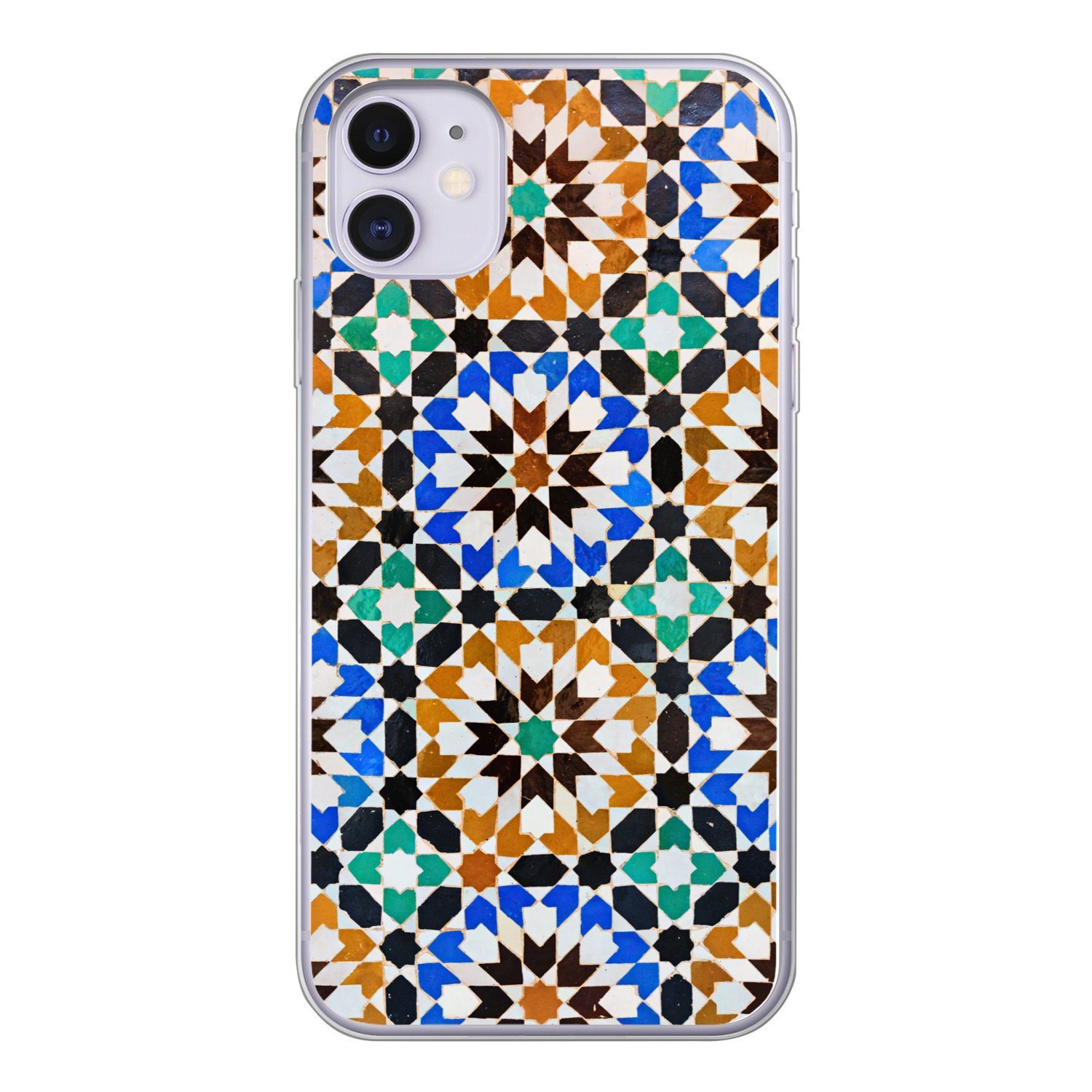 MuchoWow Handyhülle Handyhülle Apple iPhone 11 Silikonhülle, Handyhülle Handy Hülle Telefonhülle iphone Samsung
