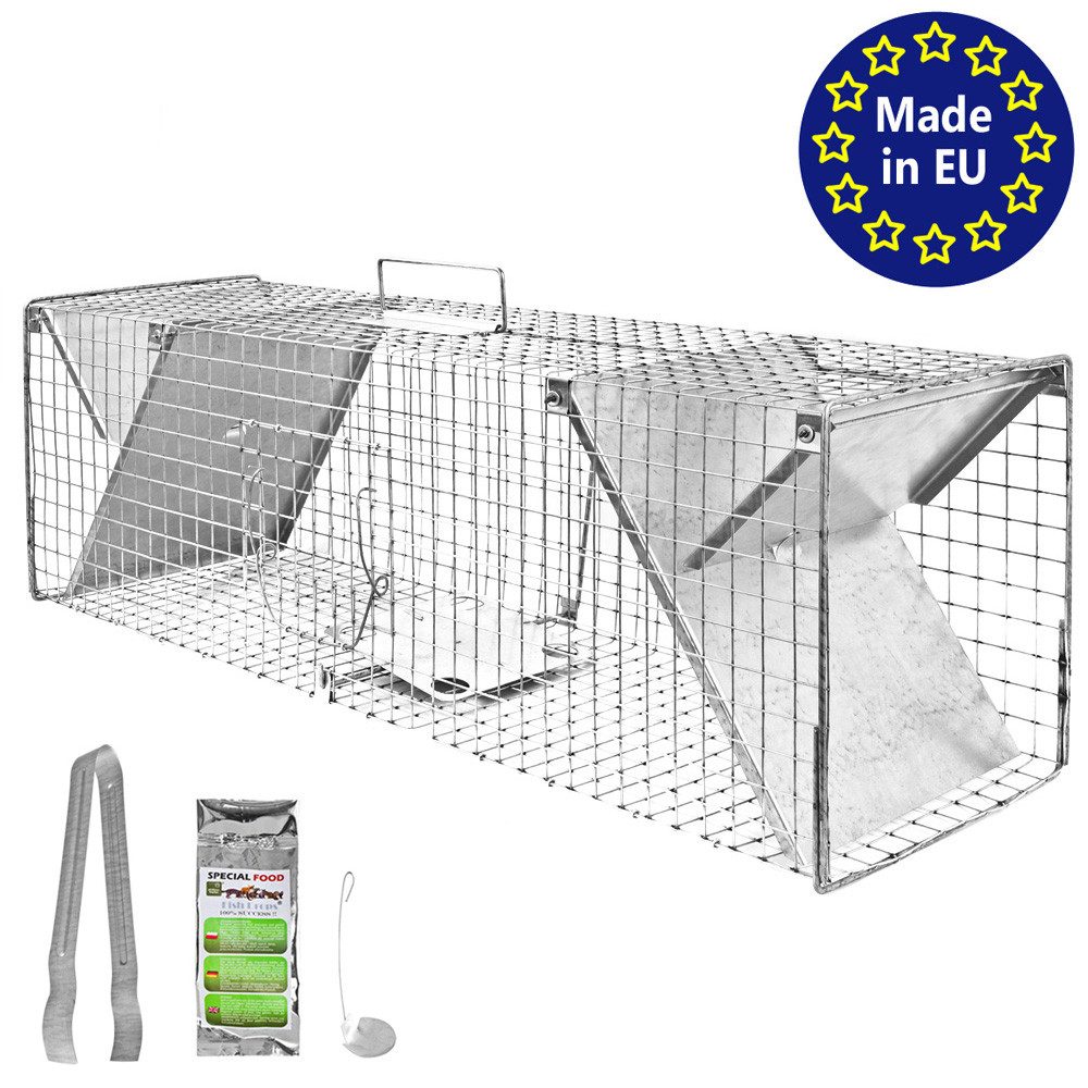 Lebendfalle Tierfalle Lebendfalle Marderfalle Drahtfalle Stable 102 x 29 x 31 cm
