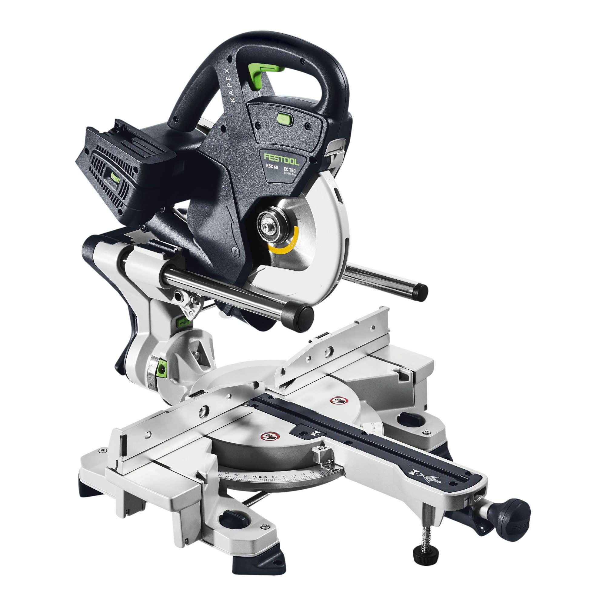 FESTOOL Akku-Kapp-Gehrungssäge KAPEX KSC 60 EB-Basic Akku Kapp Zugsäge 18 V / 36 V 216 mm Brushless