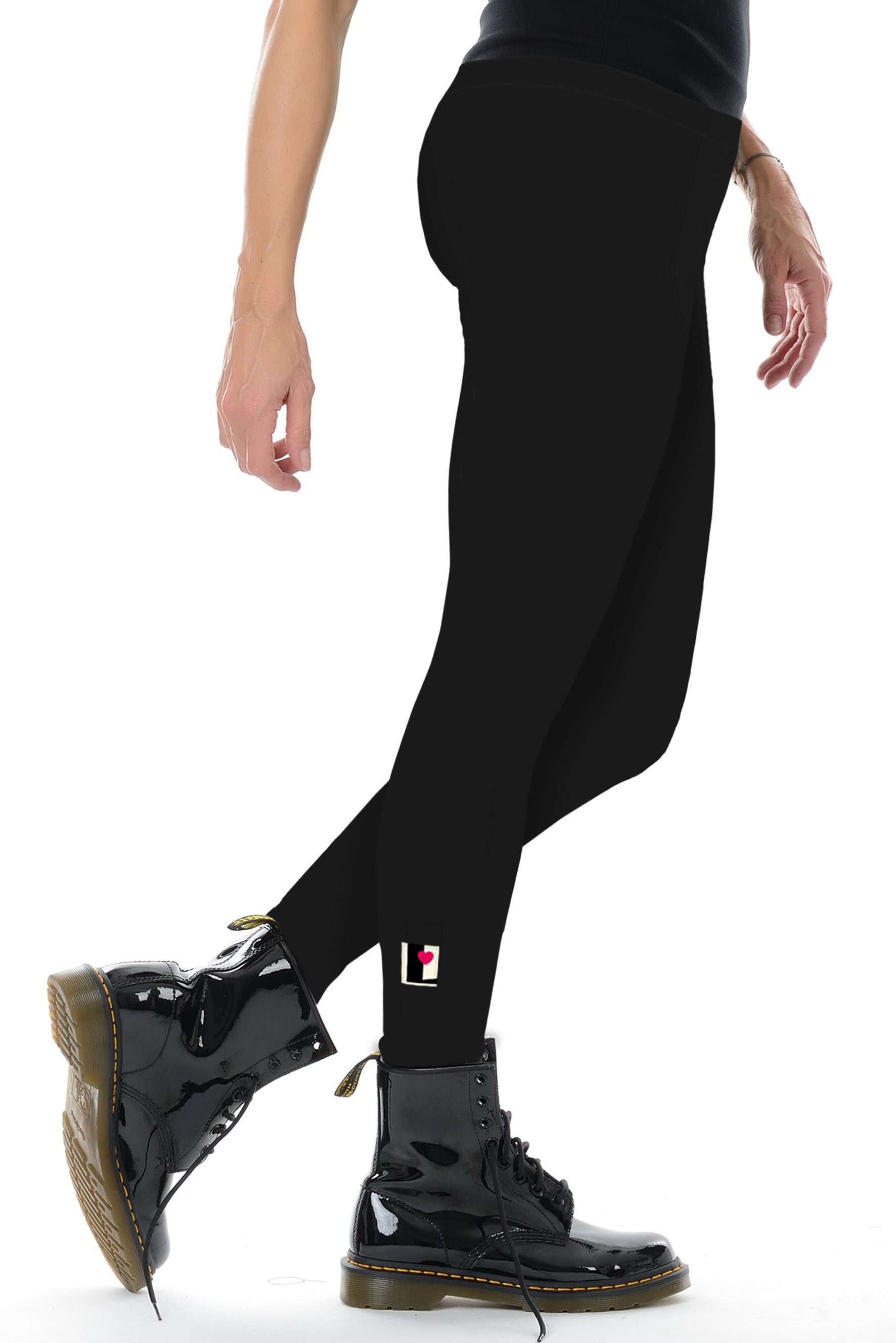 Leggins Love Leggings Winterleggings warm schwarz von Leggins Love günstig online kaufen