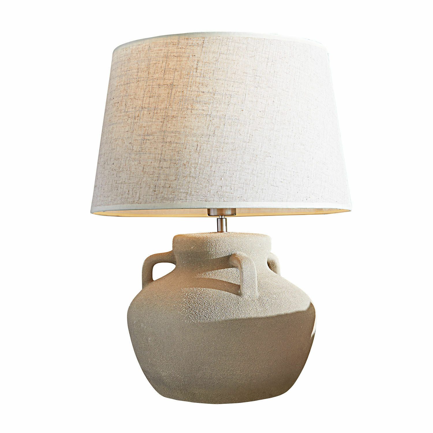 Mirabeau Tischleuchte Tischlampe Parya creme