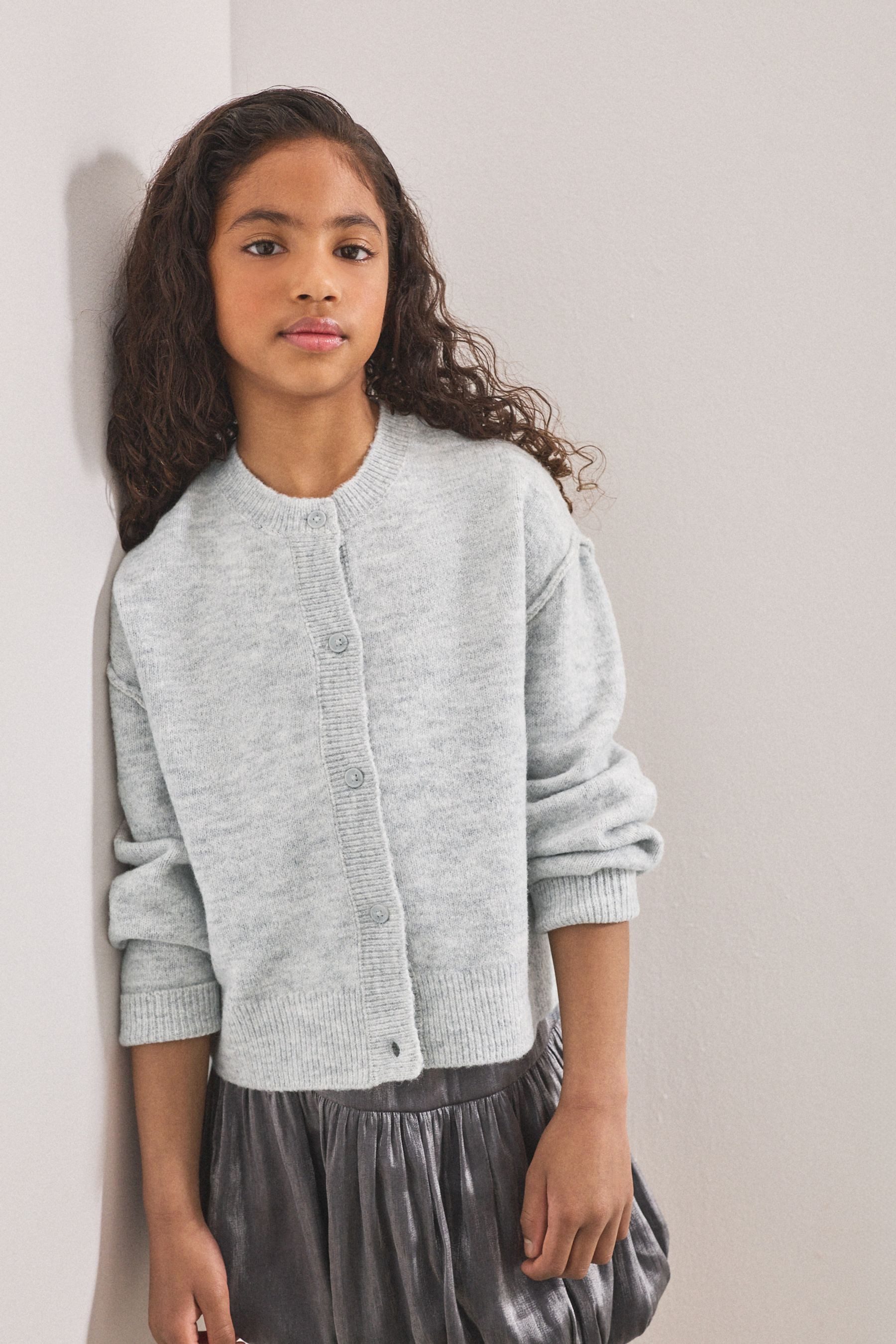 Next Strickjacke Strickjacke mit Knöpfen (1-tlg)