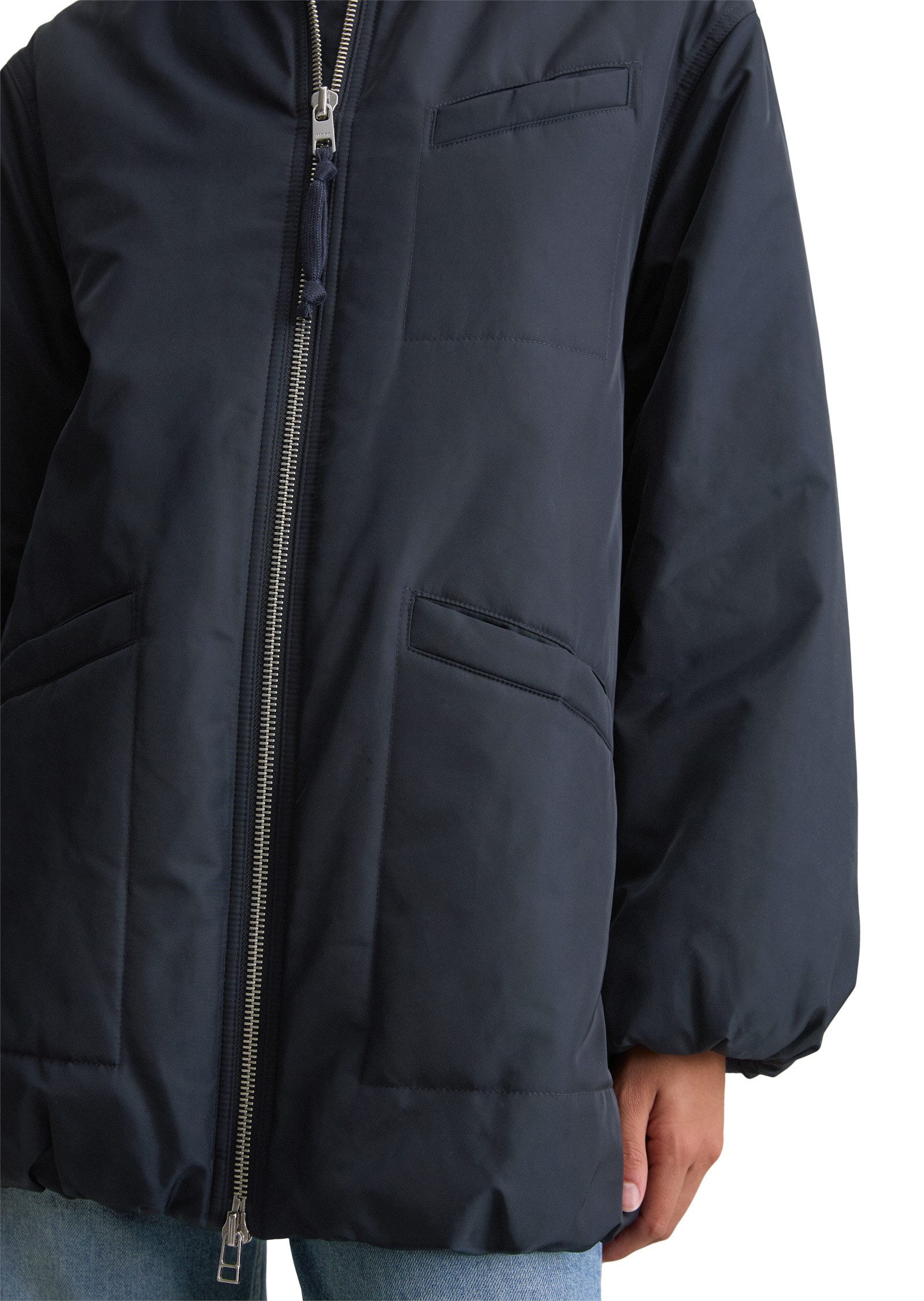 Marc O'Polo DENIM Kurzmantel aus recyceltem Polyester