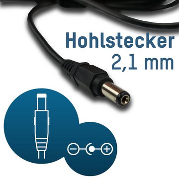 ANSMANN AG Netzteil Ladegerät Ladekabel mit 42V 2A für 36V E-Bike Akkus passend für alle Ansmann Akkus Universal-Ladegerät