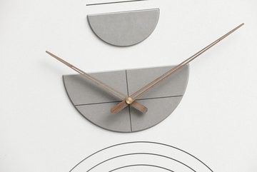 ONZENO Wanduhr THE ORNAMENTAL. 35x60x0.8 cm (handgefertigte Design-Uhr)
