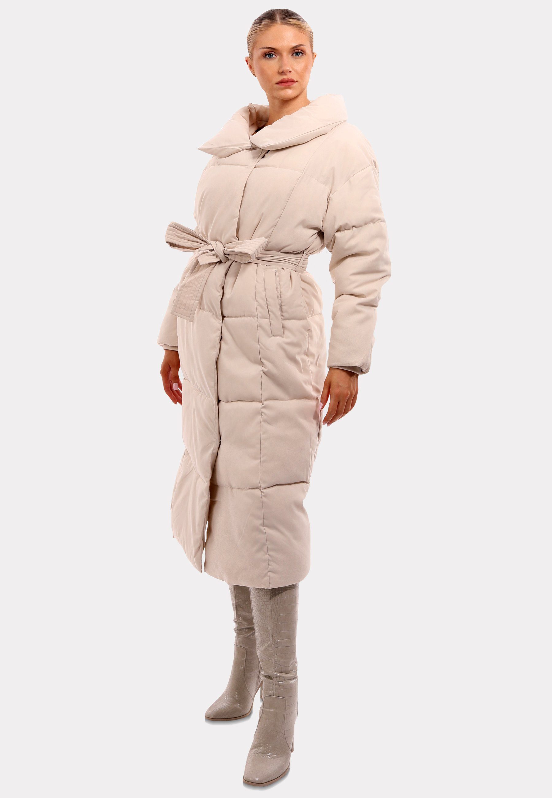 YC Fashion & Style Highlight: Wintermantel Creme Kragen mit Saisonales in Edler Mantel Markantem
