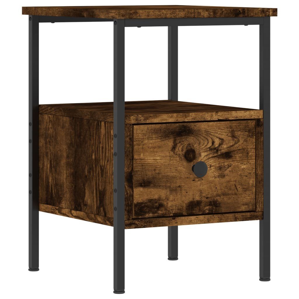 vidaXL Nachttisch Nachttisch Räuchereiche 34x36x50 cm günstig online kaufen