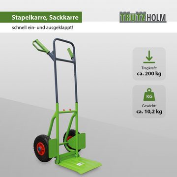 TRUTZHOLM Sackkarre Stapelkarre Sackkarre Karre klappbar pannensicher 200kg