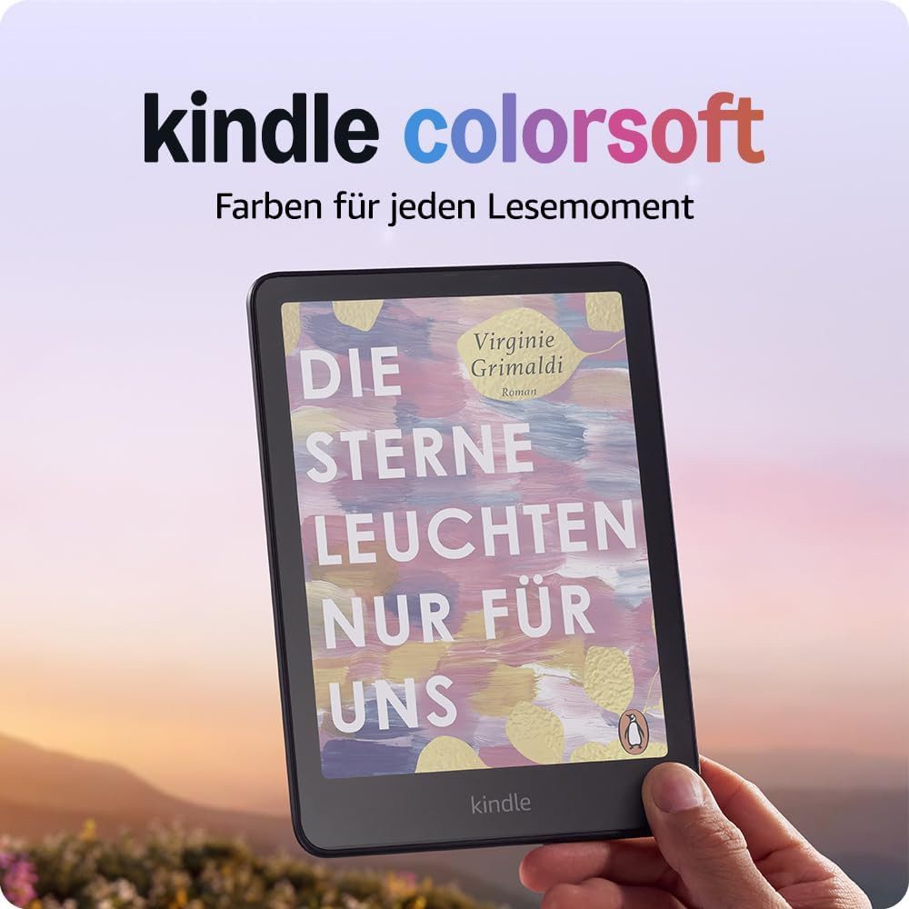 Kindle Colorsoft Signature Edition 16GB & 32GB (Neuste Generation) E-Book (7", 32 GB, Farb-Display, Frontlicht, Kabelloses laden, Wochenlange Akkulaufzeit)