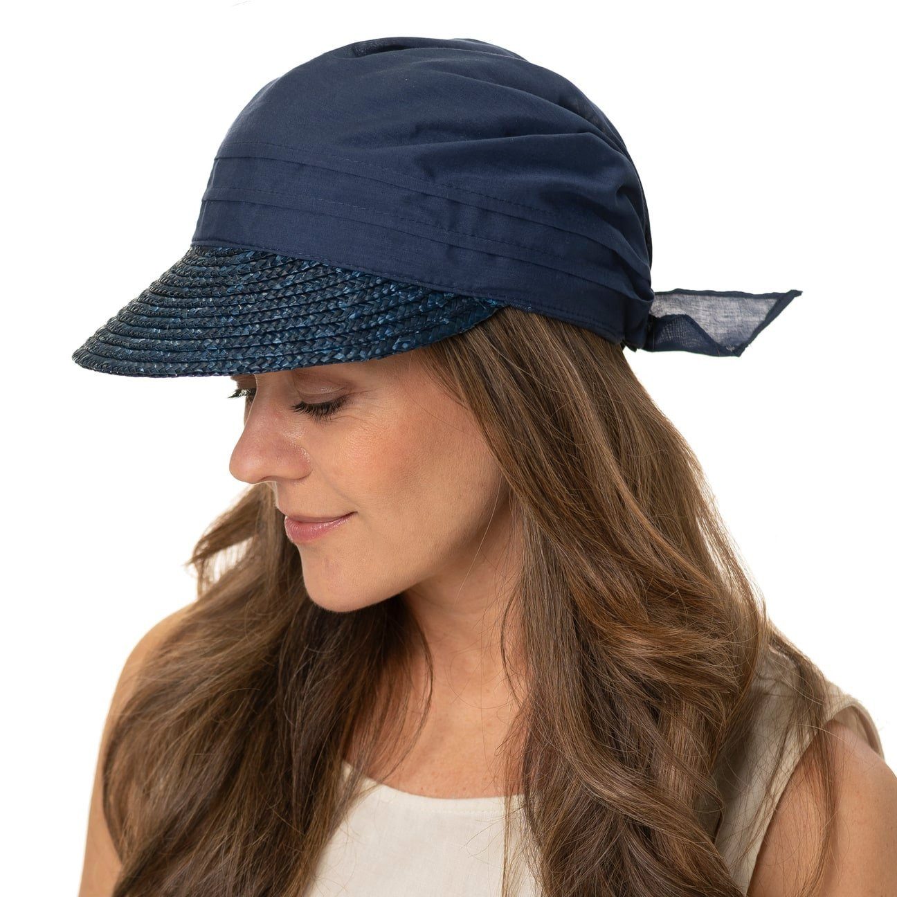 Seeberger Visor (1-St) Strohcap mit Schirm