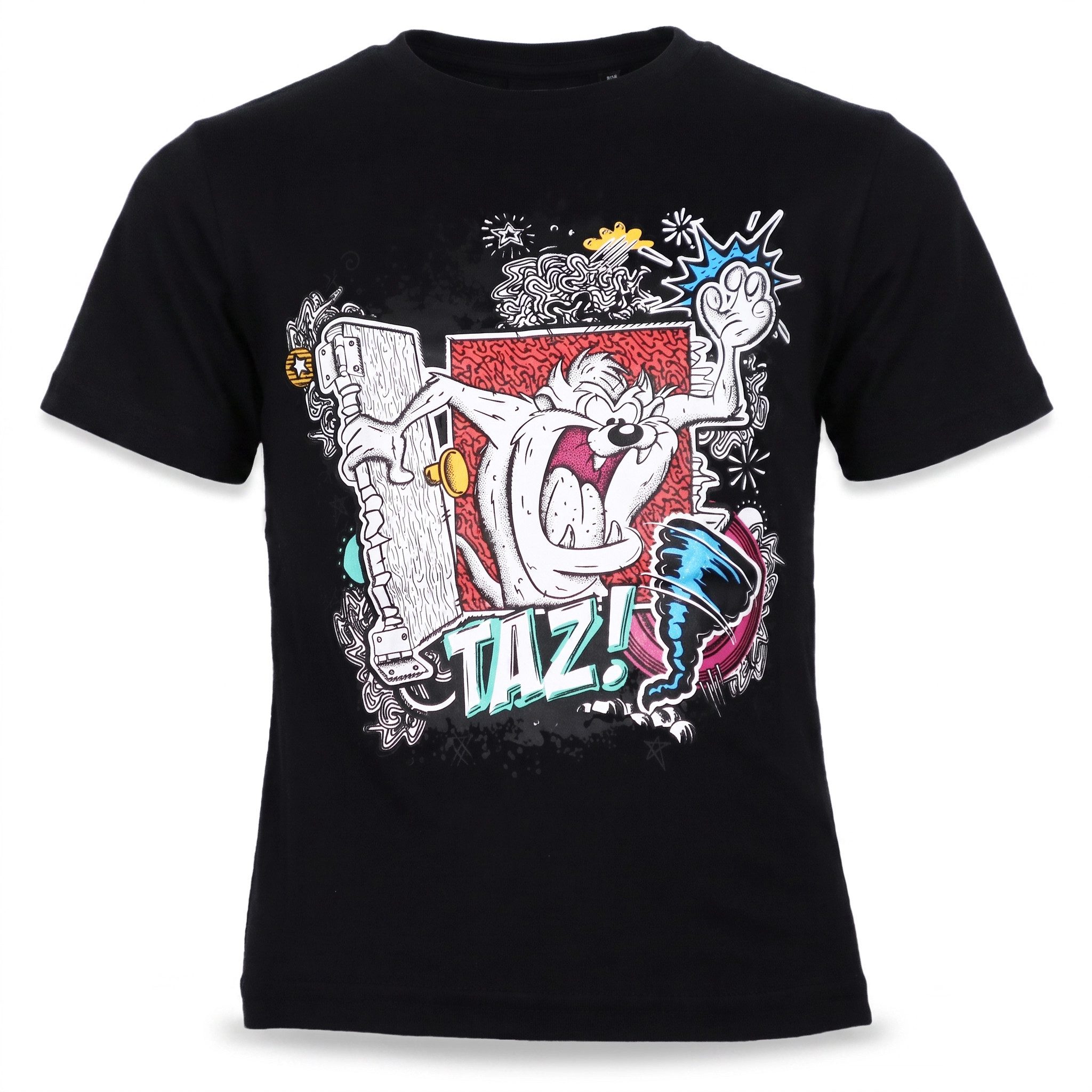 LOONEY TUNES Print-Shirt Looney Toons TAZ oder Lola Bunny Kinder Mädchen T-Shirt Kurzarm Shirt Gr. 104-116 - 100% Baumwolle
