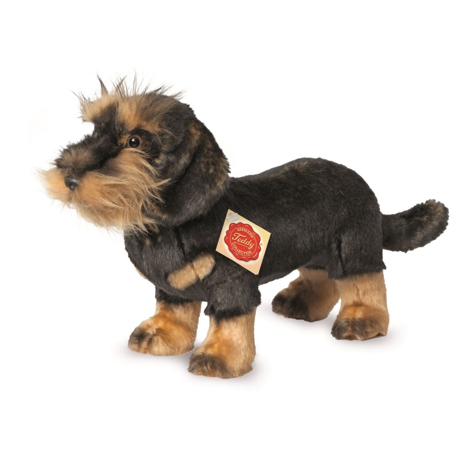 Teddy Hermann® Kuscheltier Teddy Hermann 91923 - Rauhaardackel stehend, 28 cm