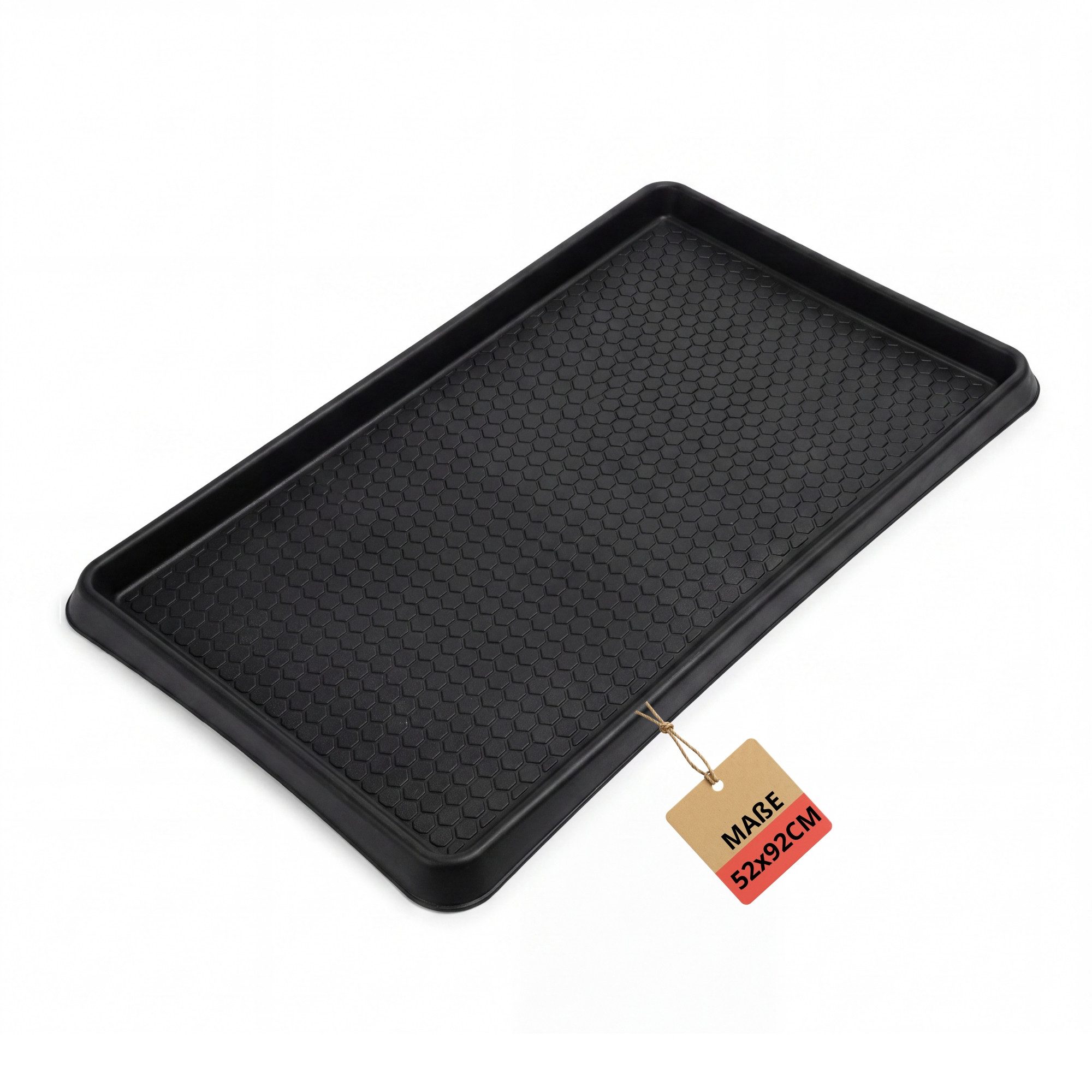 BigDean Schuhabtropfschale XXL Premium Schuhabtropfschale 92x52cm extra robust (Set, 1-tlg., Schuhabtropfschale), Rutschhemmend, Leicht zu Reinigen, vielseitig nutzbar