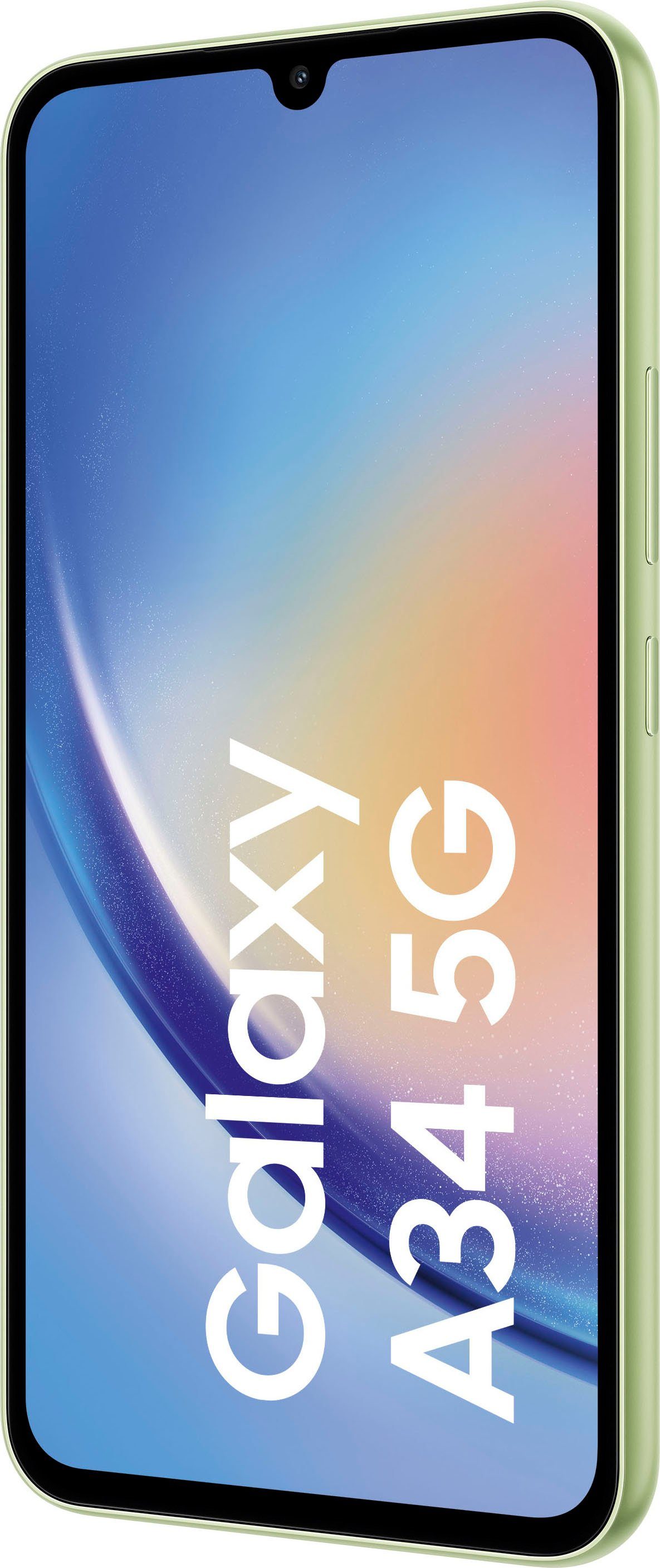 cm/6,6 Speicherplatz, A34 grün Samsung Zoll, 256 5G Galaxy GB Smartphone (16,65 MP 48 Kamera) 256GB leicht