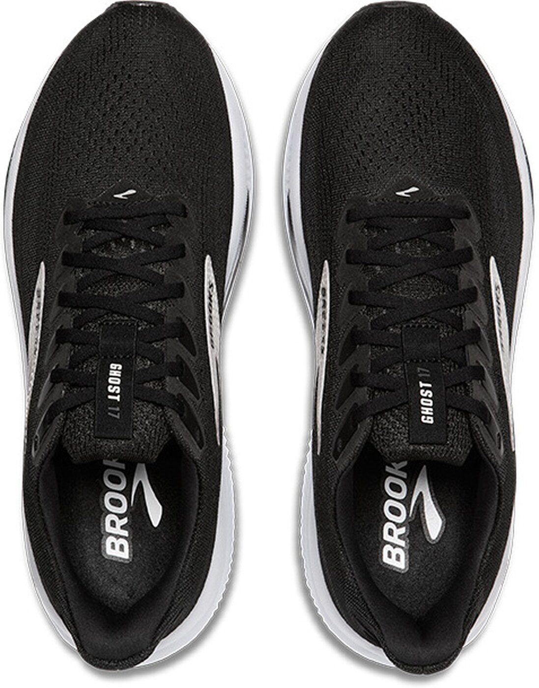 Brooks Ghost 17 BLACK/GREY/WHITE Laufschuh