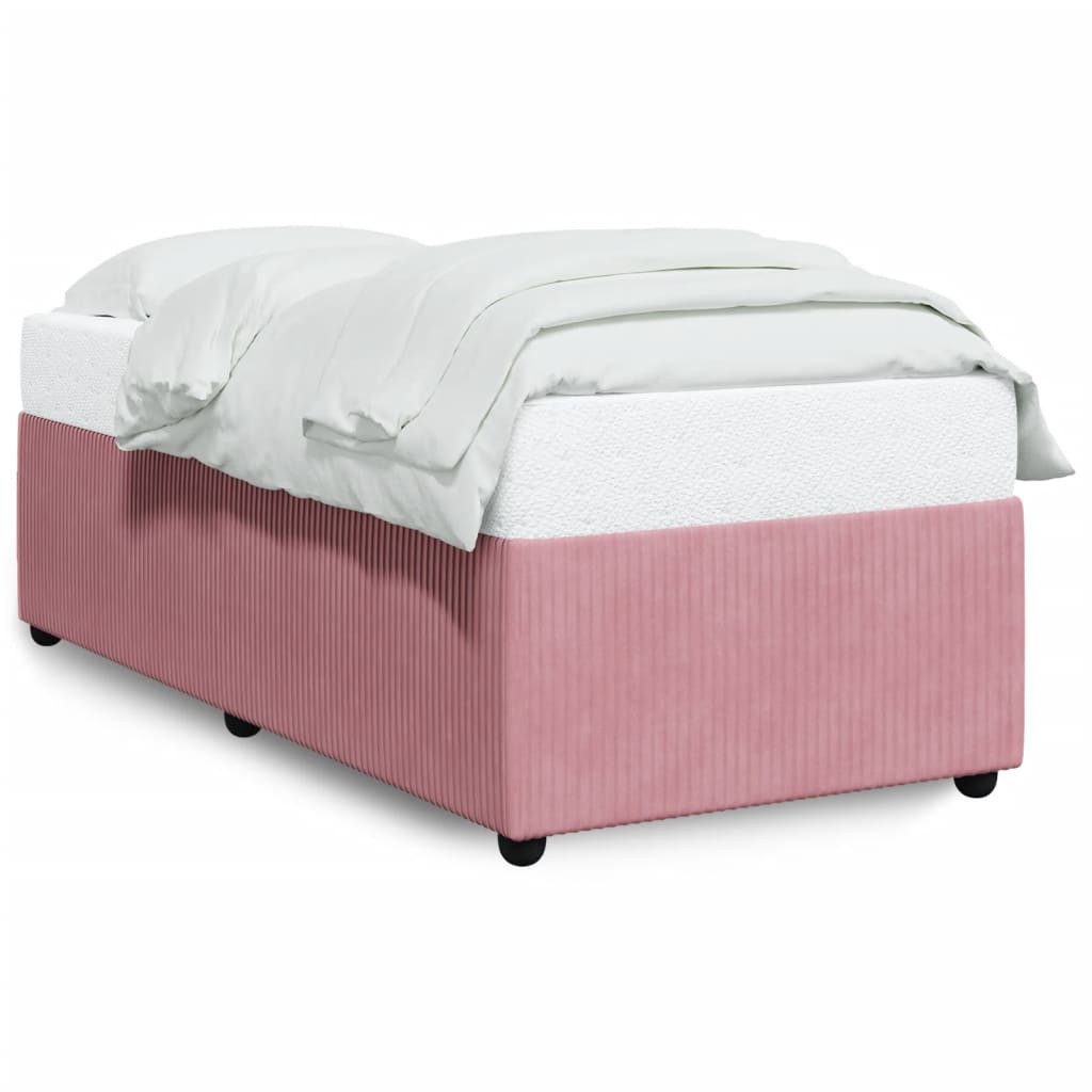 vidaXL Bett Bettgestell Rosa 100x200 cm günstig online kaufen