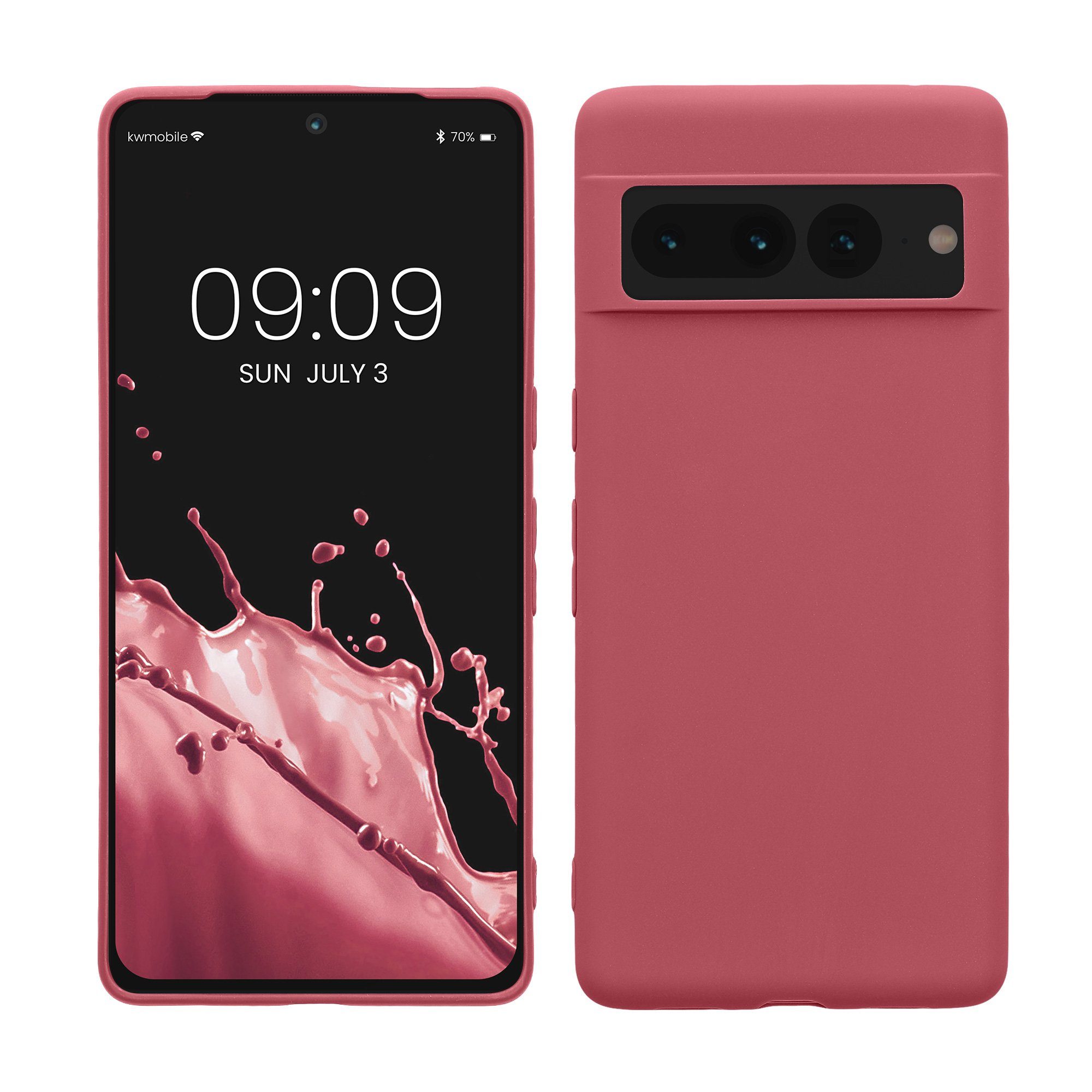 kwmobile Handyhülle Hülle für Google Pixel 7 Pro, Hülle Silikon - Soft Handyhülle - Handy Case Cover