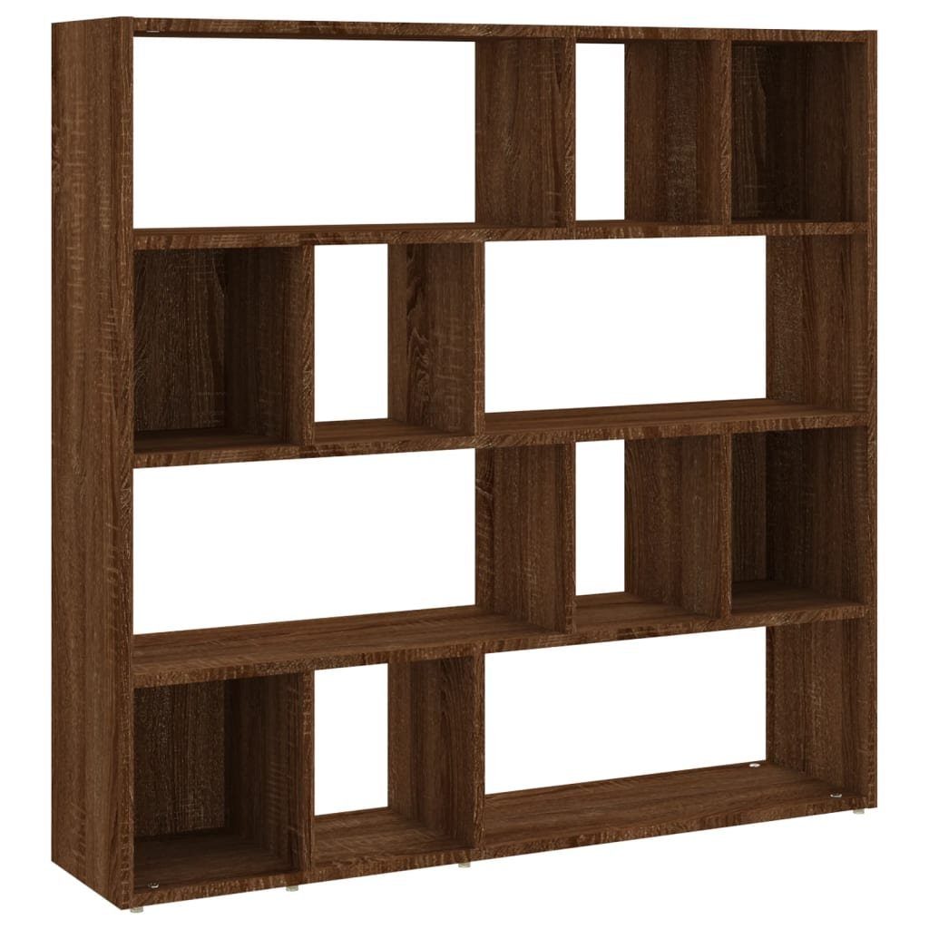 105x24x102 Eichen-Optik Bücherregal/Braun cm Raumteiler furnicato