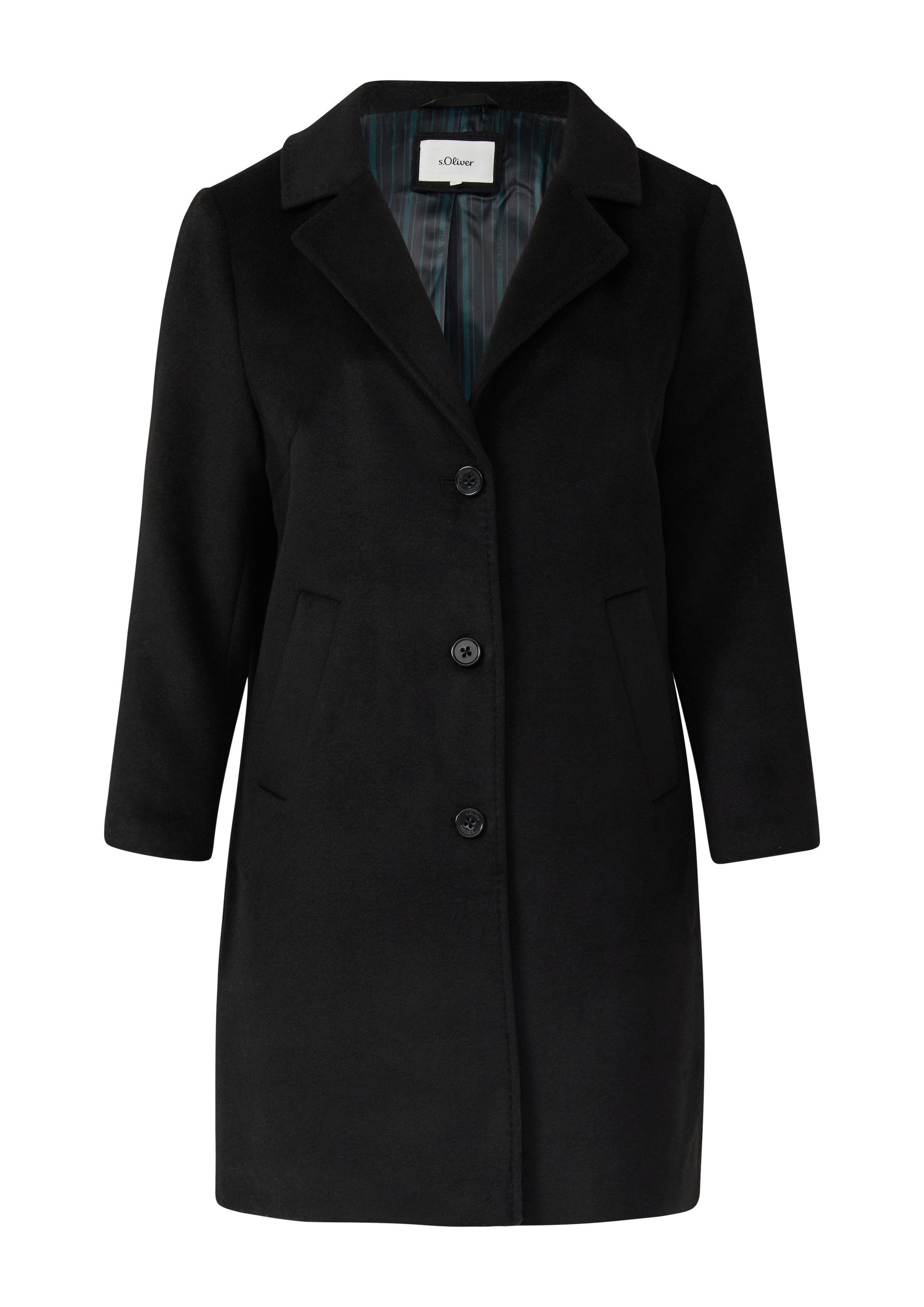 s.Oliver Funktionsmantel Outdoor-Mantel Mantel mit Reverskragen günstig online kaufen