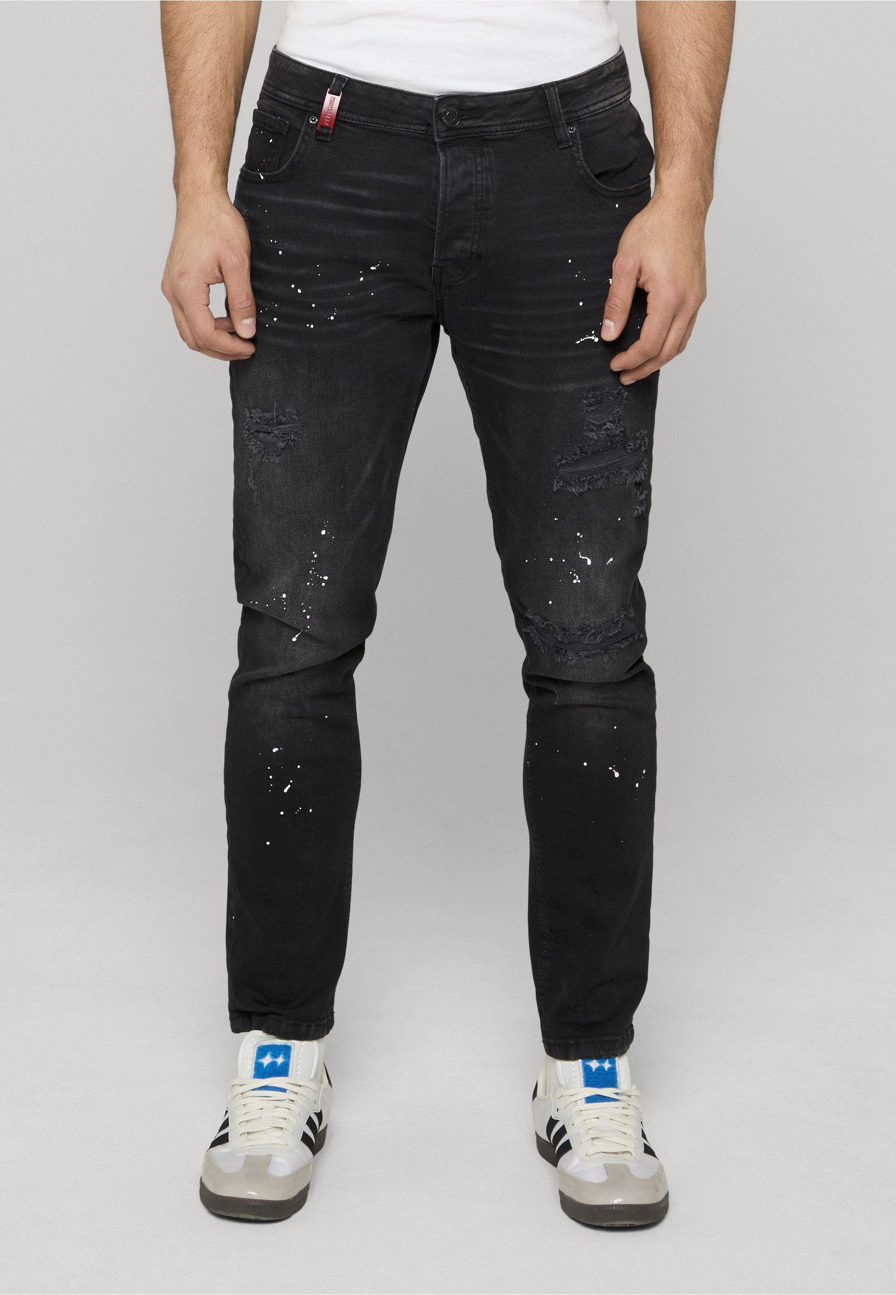 2Y Premium Bequeme Jeans 2Y Premium 2Y MATEO DESTROYED SLIM FIT JEANS – Bild 3 von 4